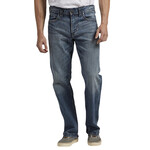 Men's Silver Gordie Loose  Fit Straight Leg Jean