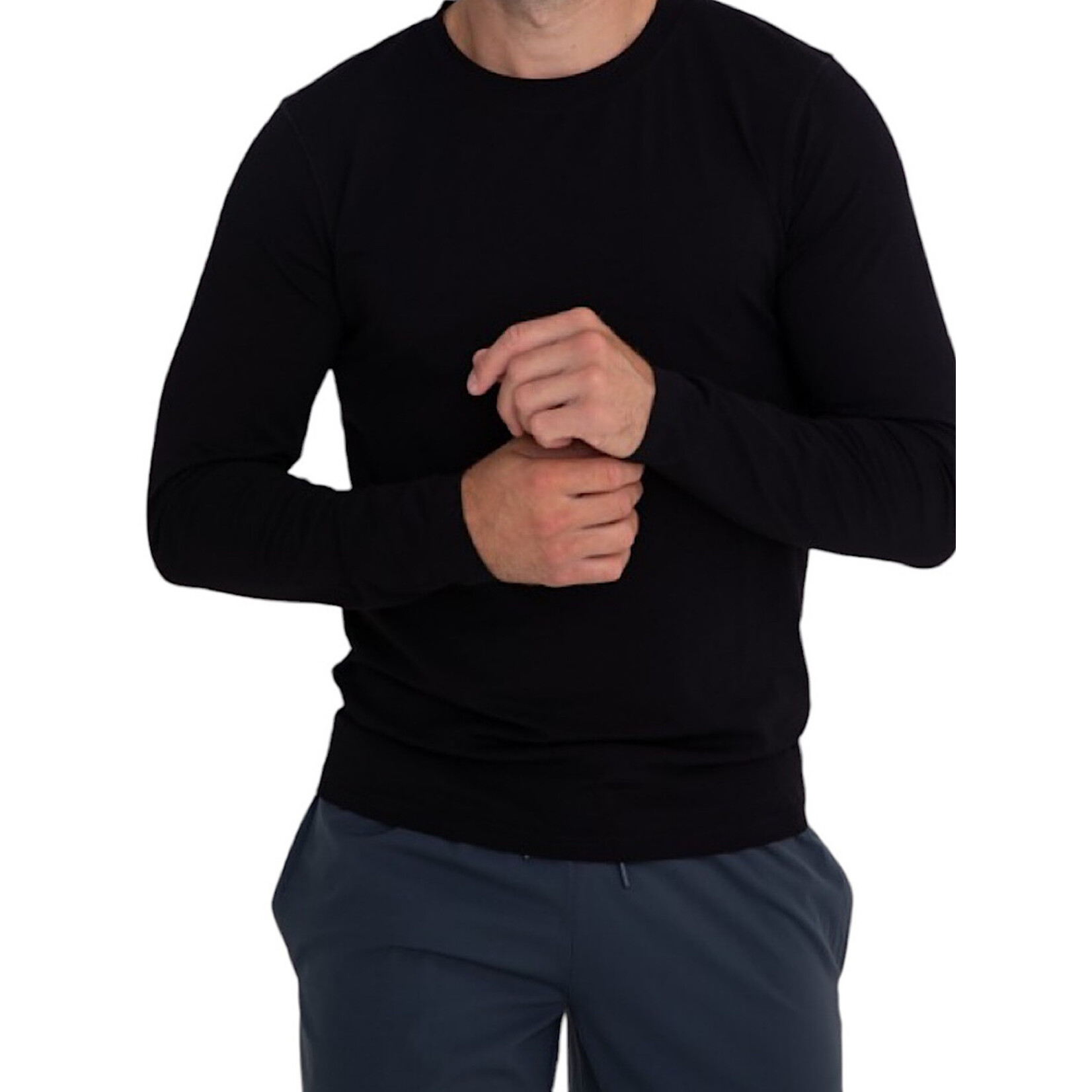 Men's Cotton Blend Long Sleeve Shirt