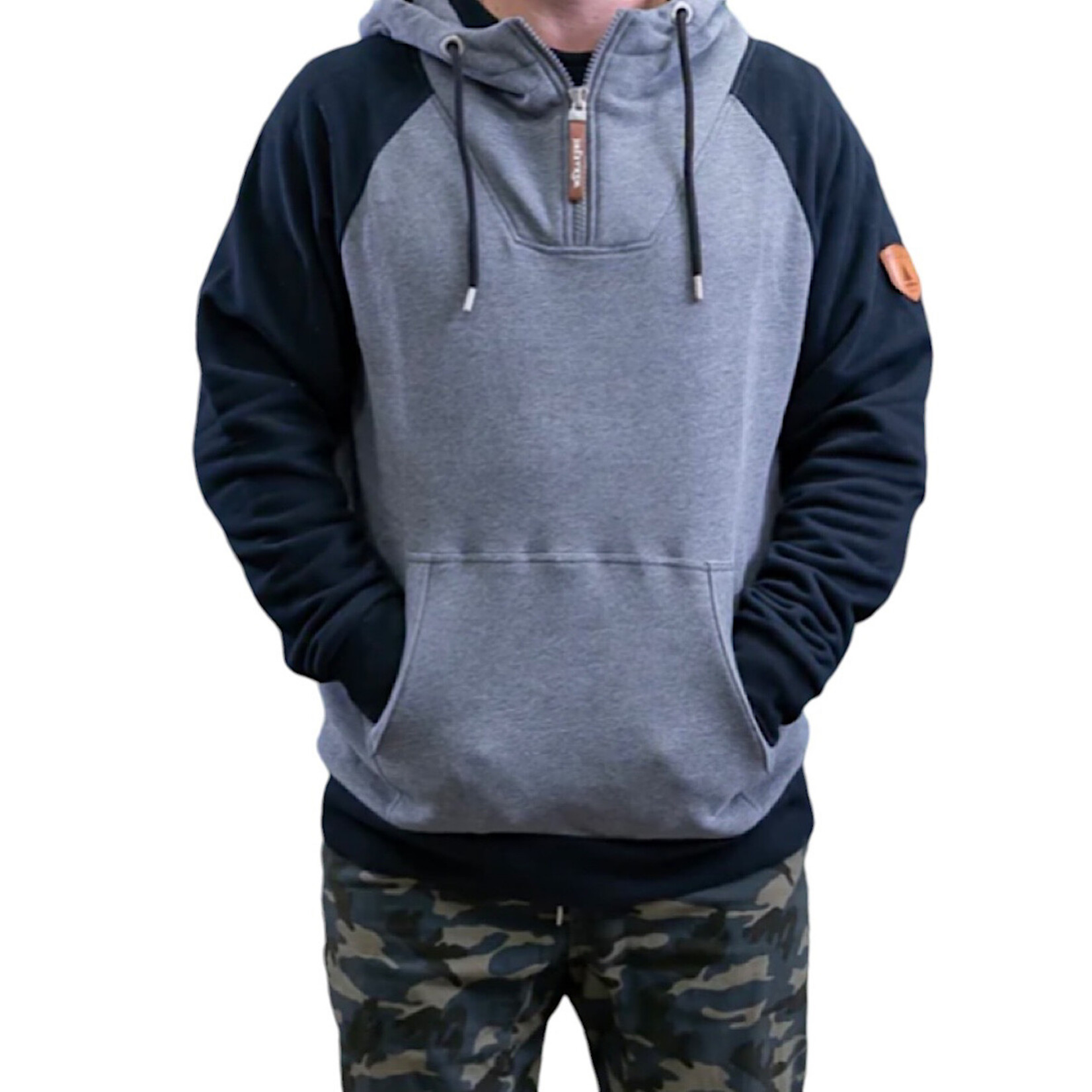 Wanakome Alani Dark Heather Grey Mens Hoodie