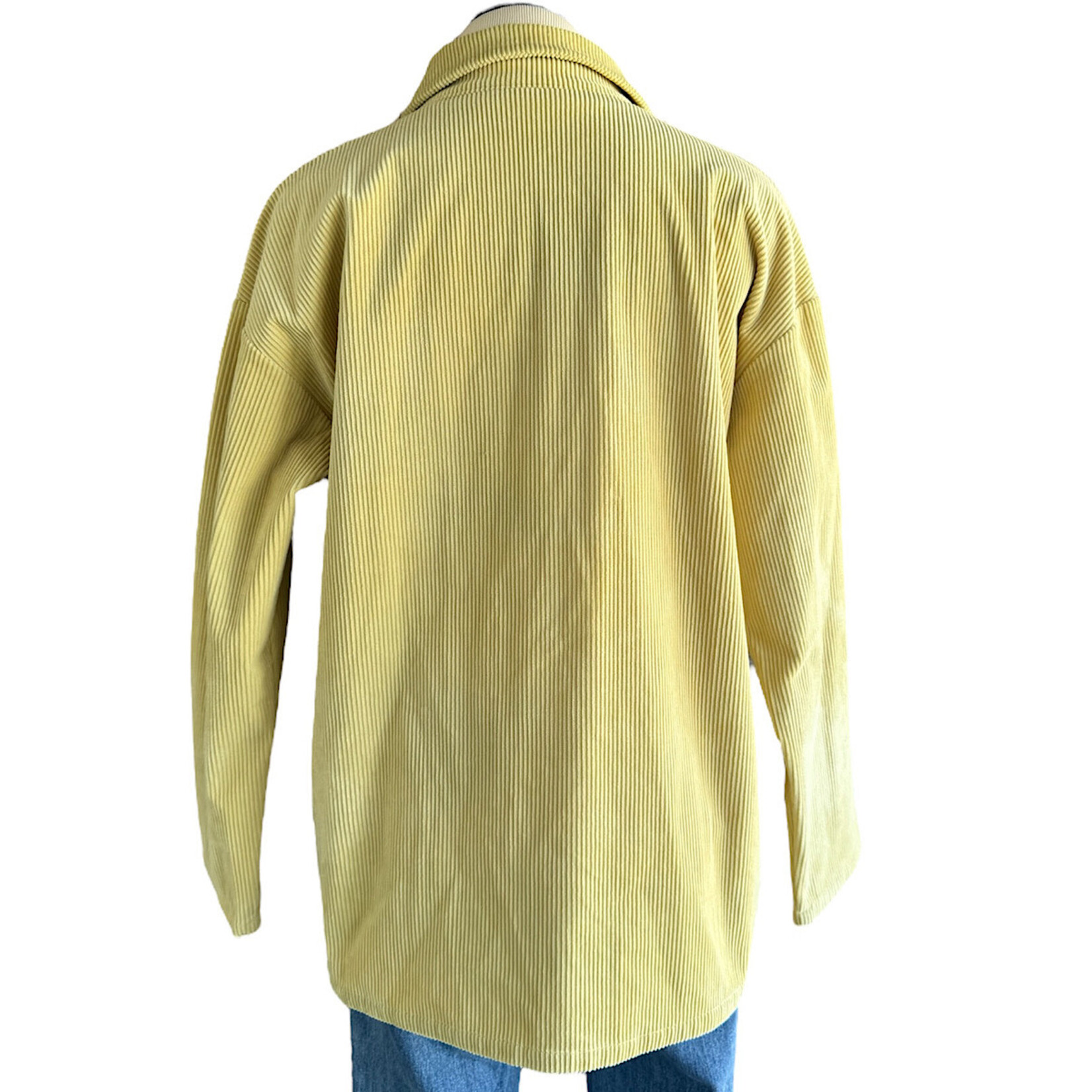 Yellow Corduroy Jacket Size Medium-RF