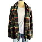 Favlux Fashion Green Multi Button Up Shacket Size Medium-RF