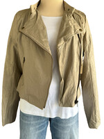 Stone Leather Biker Jacket Size Large-RF