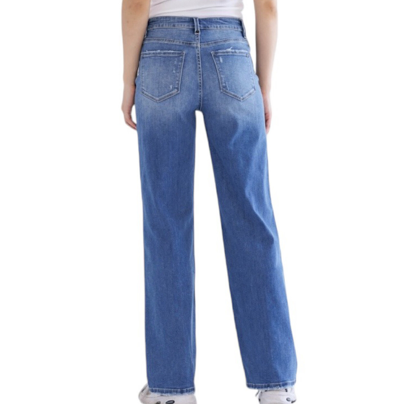 Mica Denim MICA MDP-T3307 H/R Distressed Straight Leg