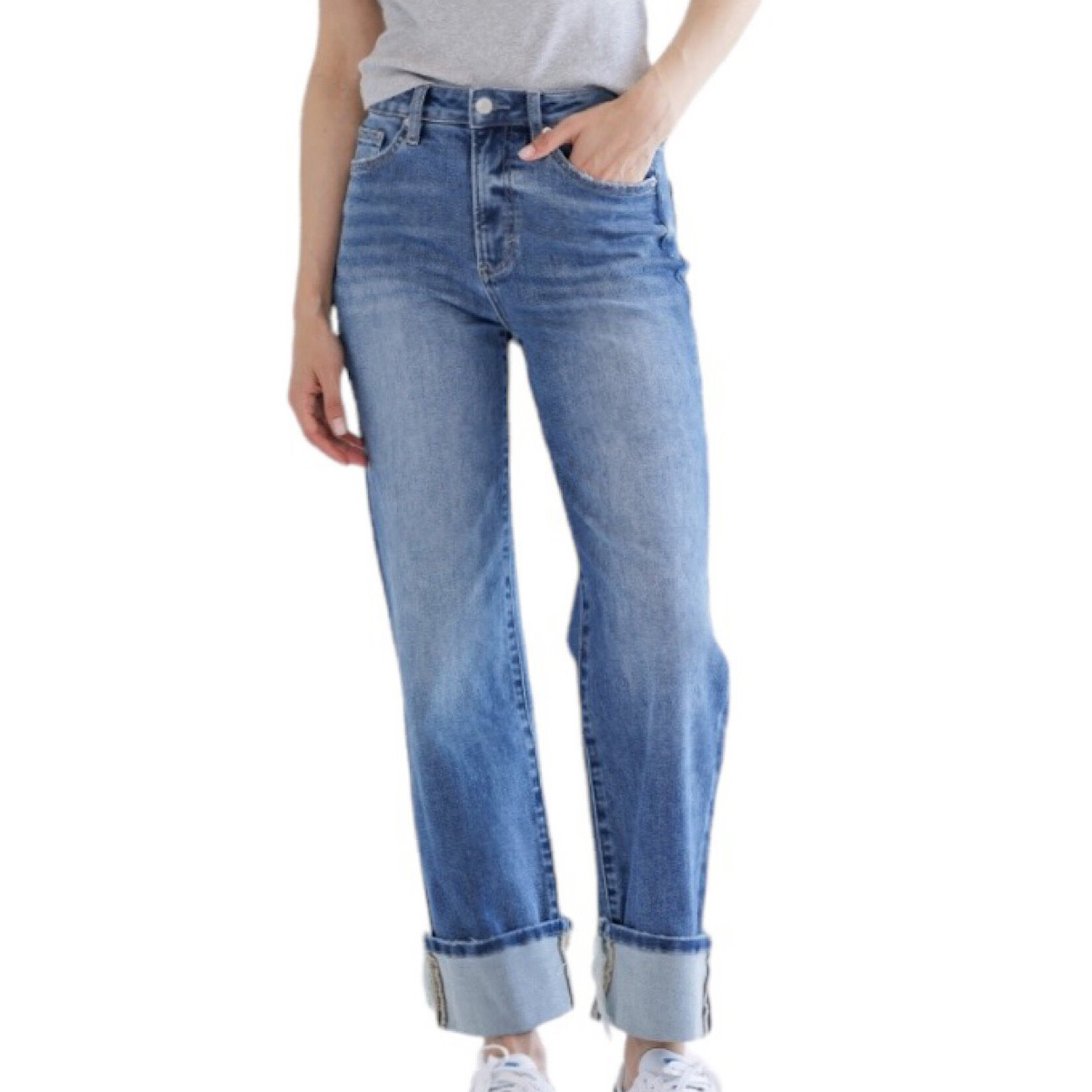 Mica Denim MICA MDP-T3308 S/H Relaxed Straight Cuffed Leg