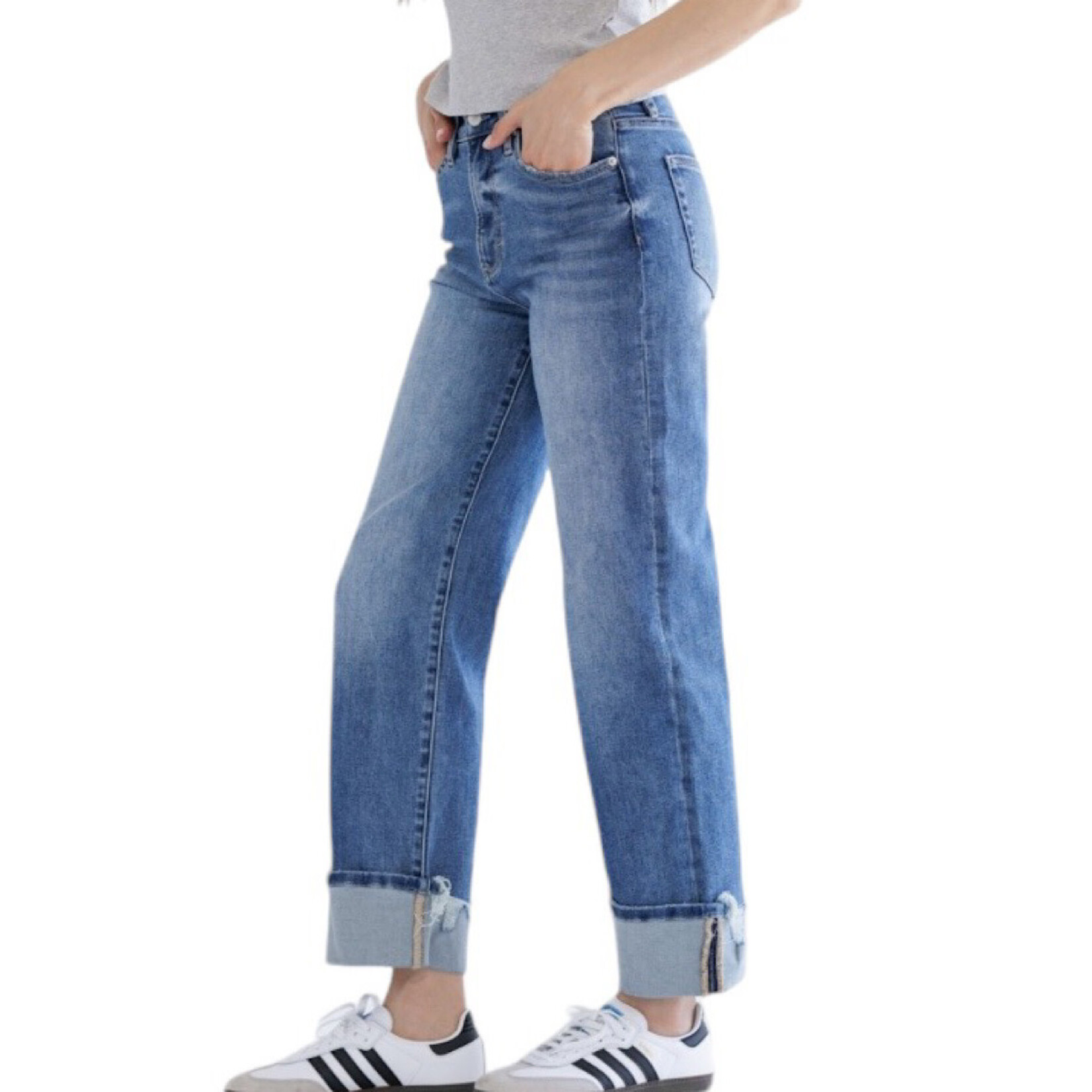 Mica Denim MICA MDP-T3308 S/H Relaxed Straight Cuffed Leg