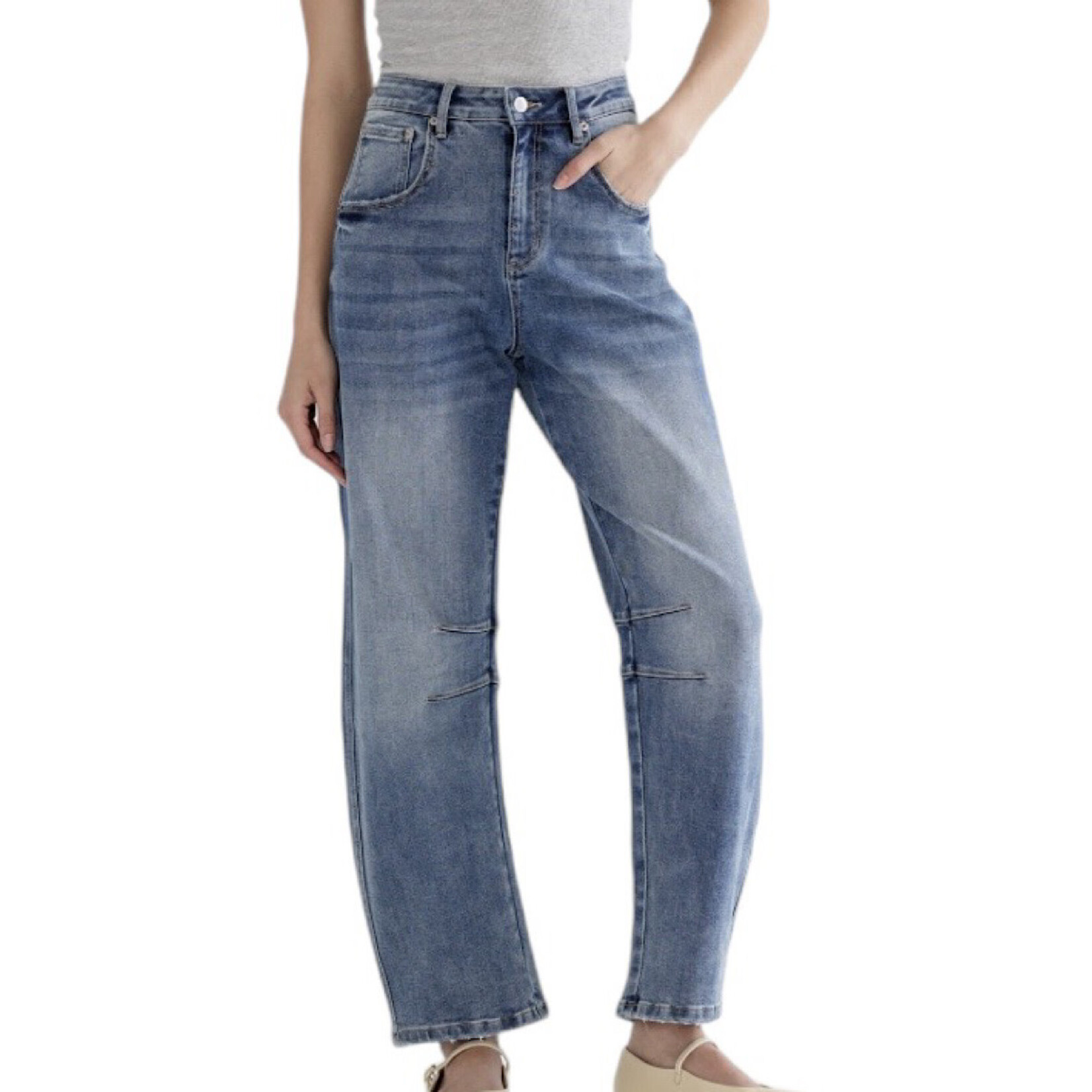 Mica Denim MICA MDP-W3233 S/H Sapphire Barrel-Leg Jean