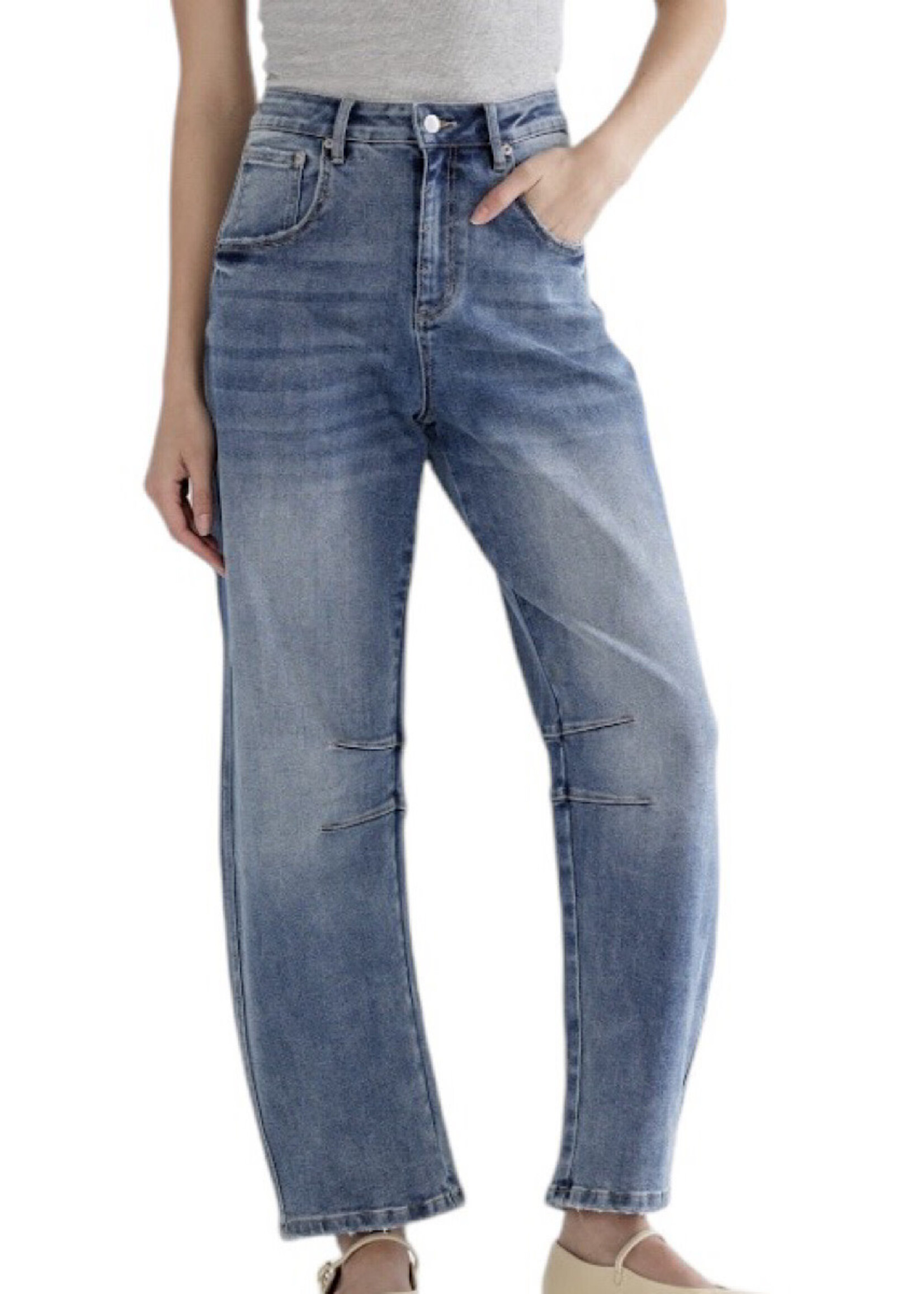 Mica Denim MICA MDP-W3233 S/H Sapphire Barrel-Leg Jean