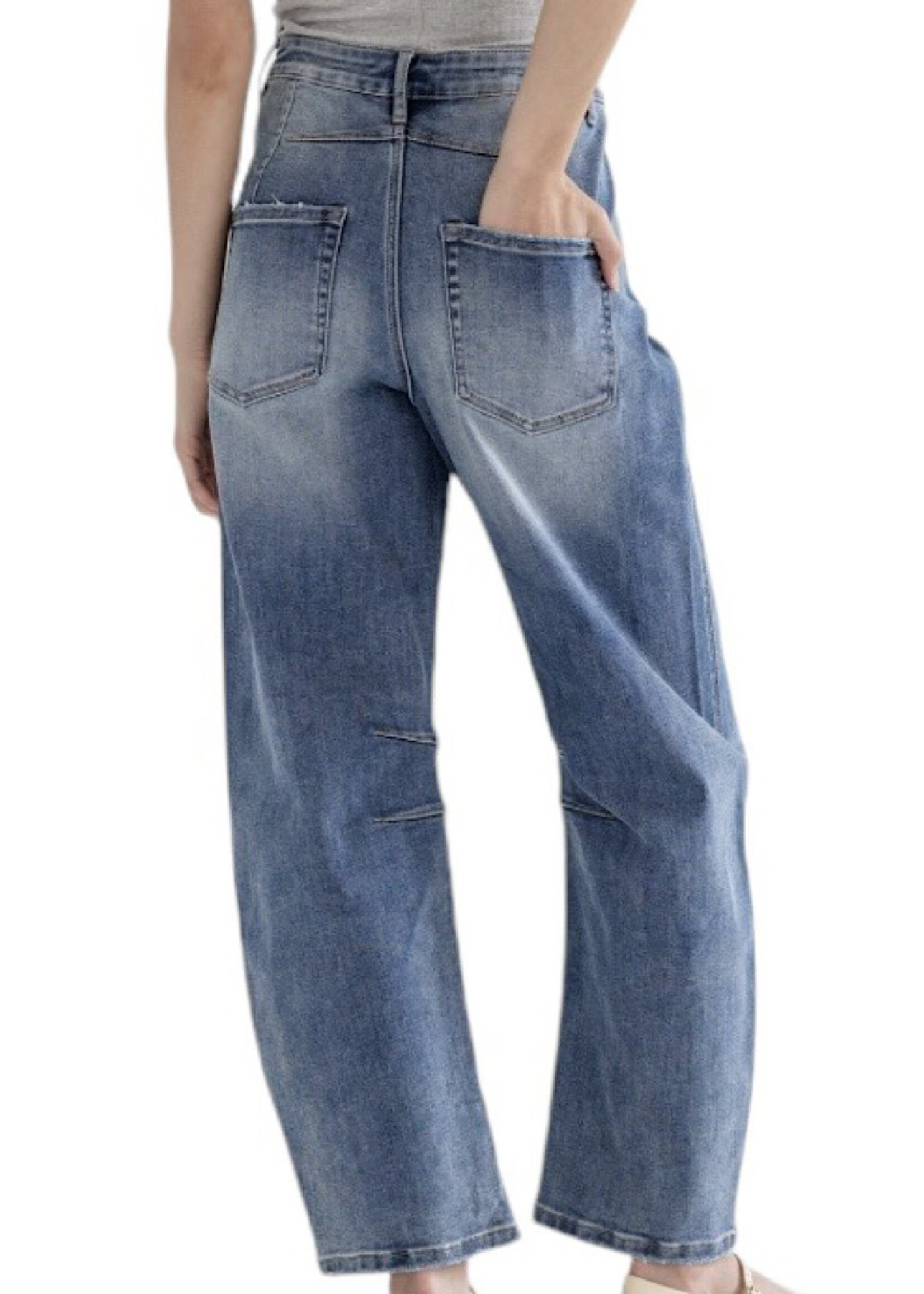 Mica Denim MICA MDP-W3233 S/H Sapphire Barrel-Leg Jean