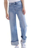 Mica Denim MICA MTT-W3373LT S/H Wide leg With Cuffed Hem