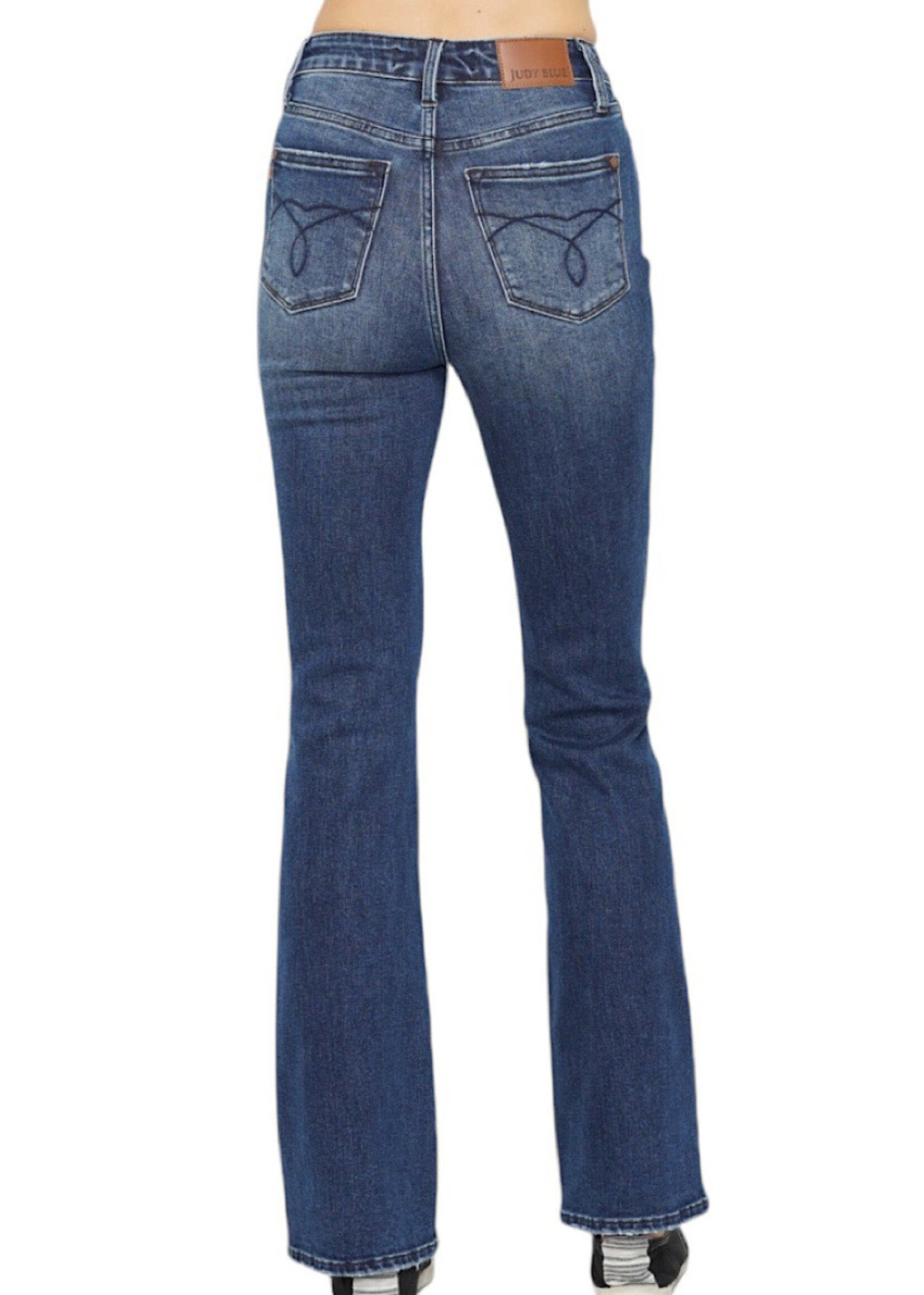 Judy Blue Jb88786 H/W Tummy Control Bootcut Detail Back Pkt