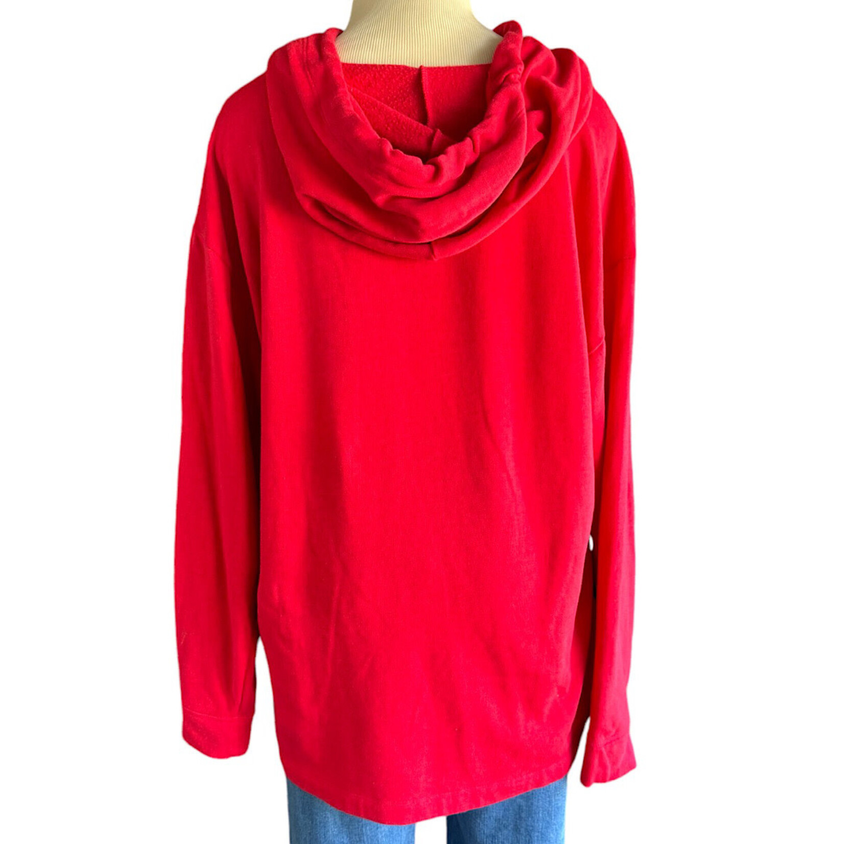 Victoria's Secret Red/Black Hoodie Size Large-RF