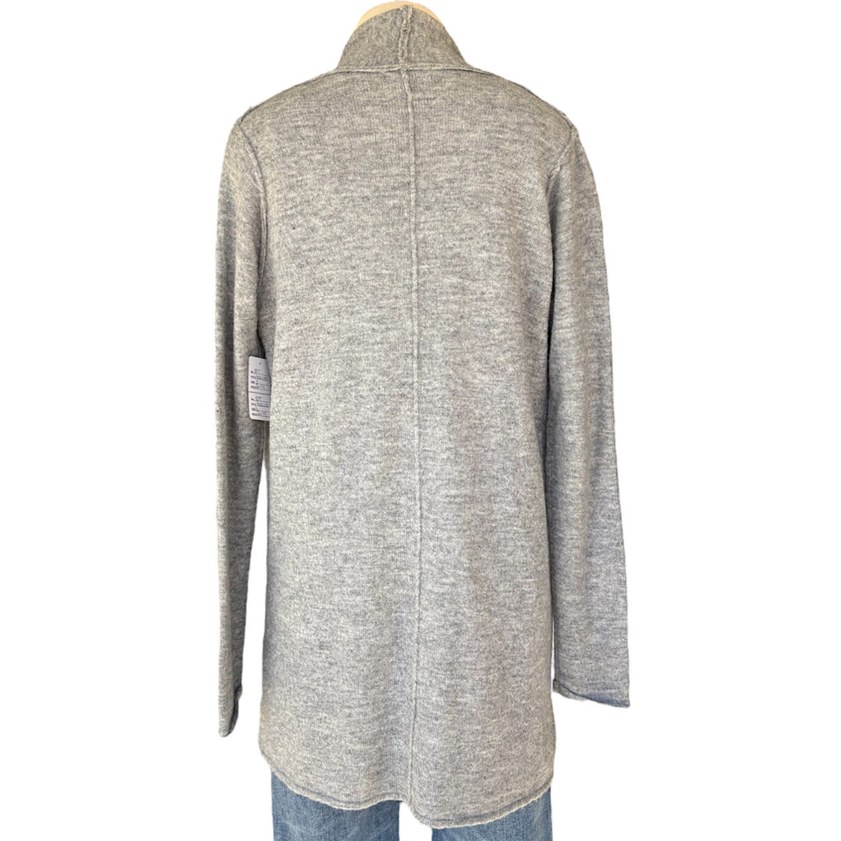 Staccato Heather Grey Mid Length Cardigan Size Small-RF