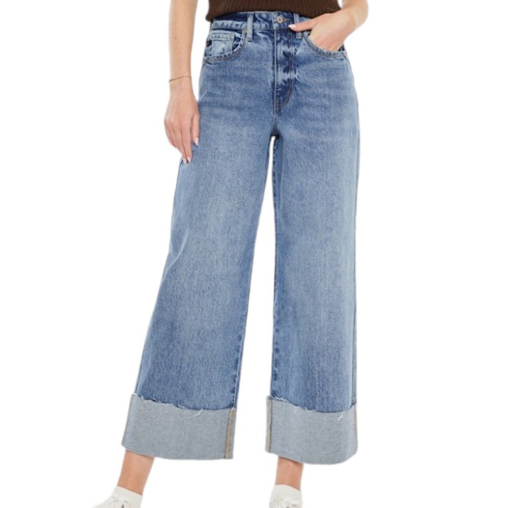 KC5523M 90's Cropped Wide Leg