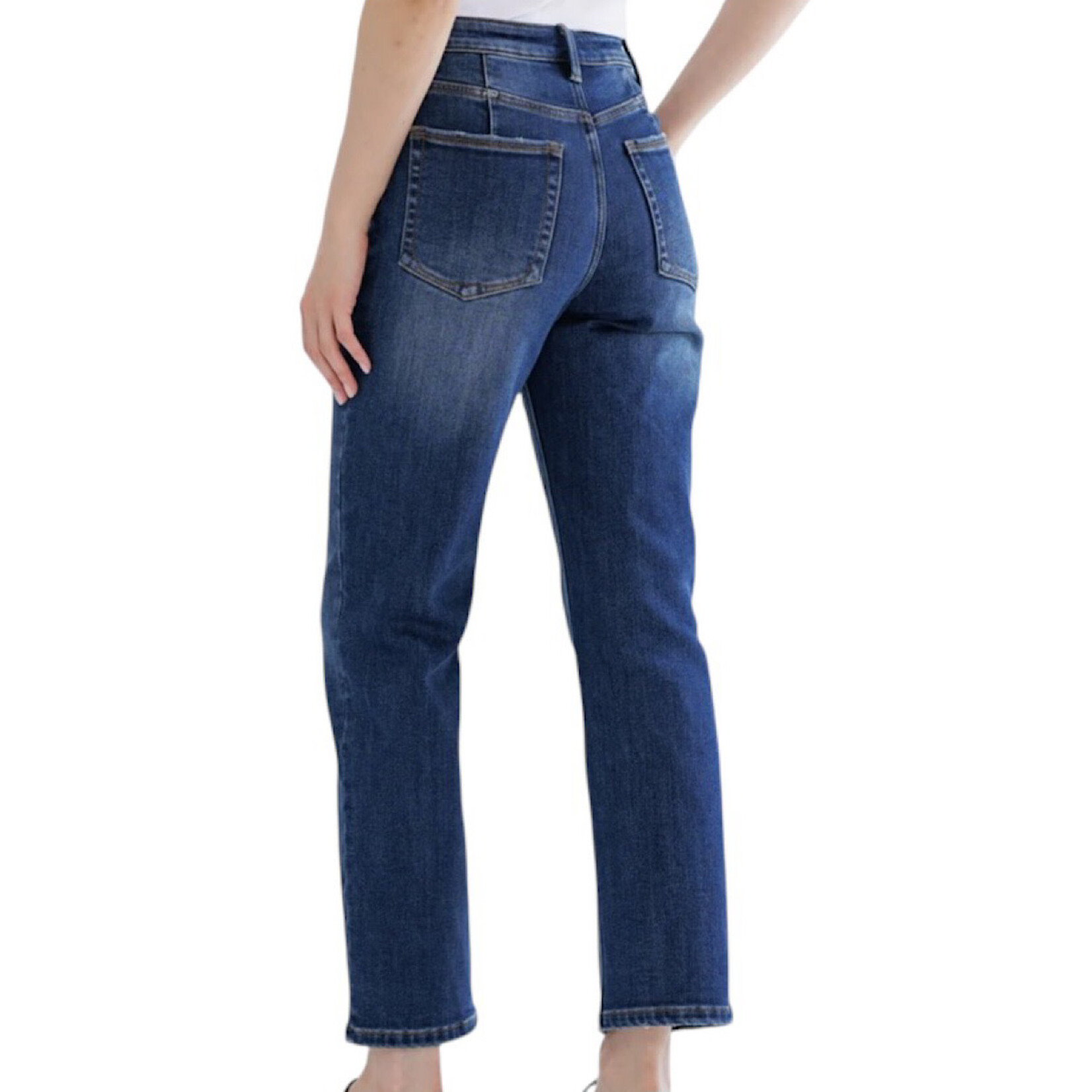 Mica Denim MICA MDF-T3301 S/H Back Dart Fleece Straight Leg