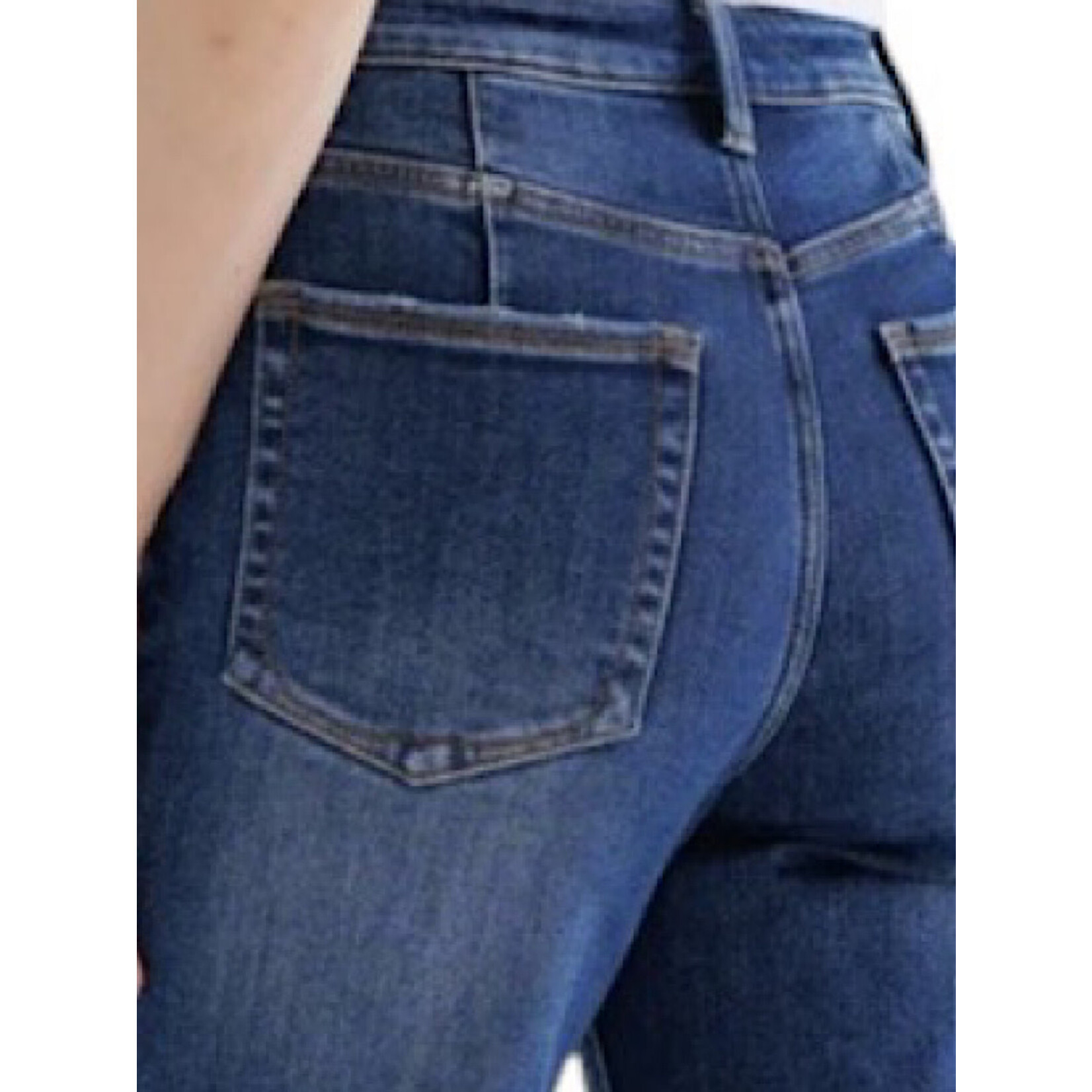 Mica Denim MICA MDF-T3301 S/H Back Dart Fleece Straight Leg