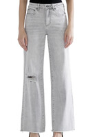 Mica Denim MICA MDP-W3313 H/R Wide Leg With Raw Hem