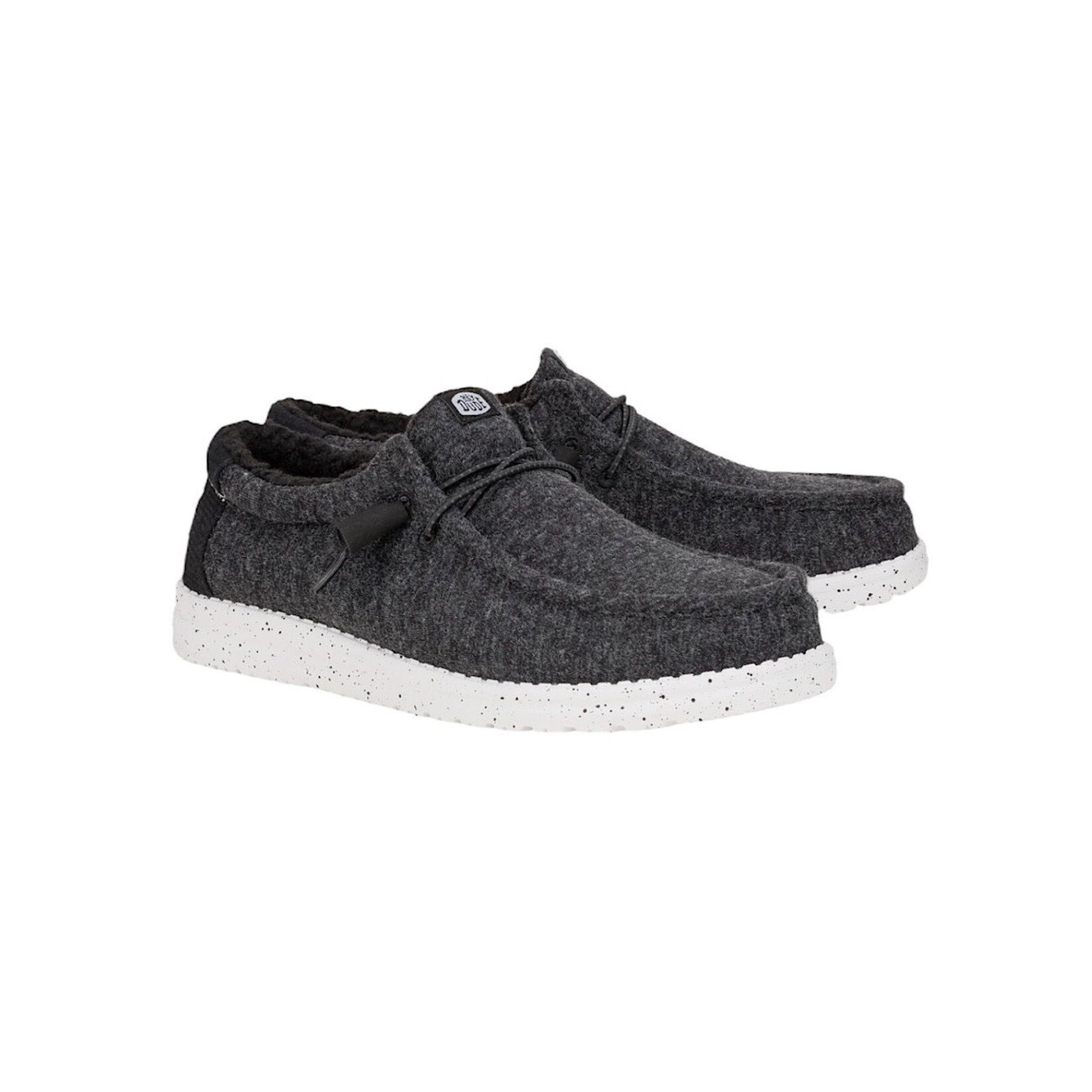Hey Dude Hey Dude Wally Warmth Knit Black/White Mens