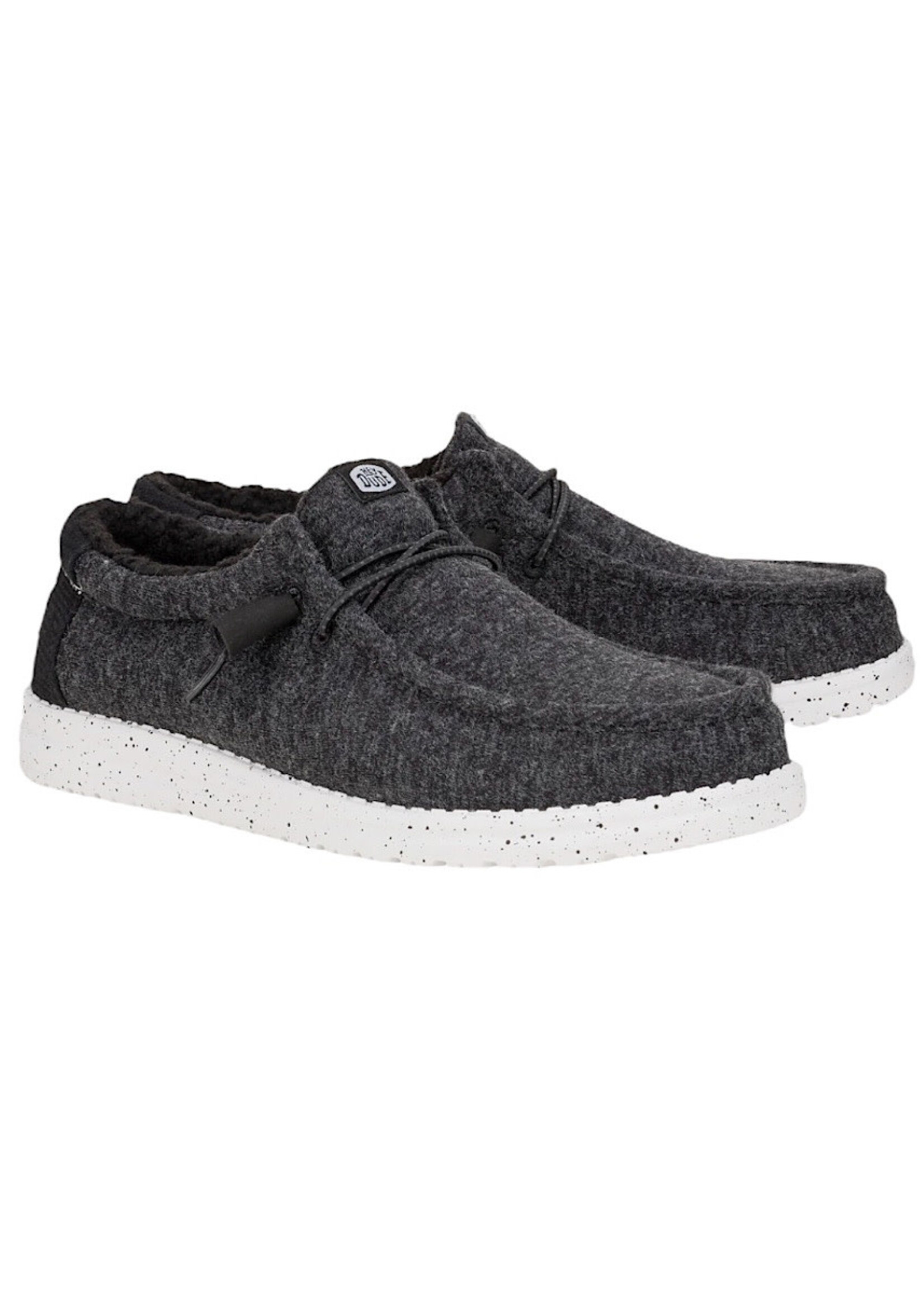 Hey Dude Hey Dude Wally Warmth Knit Black/White Mens