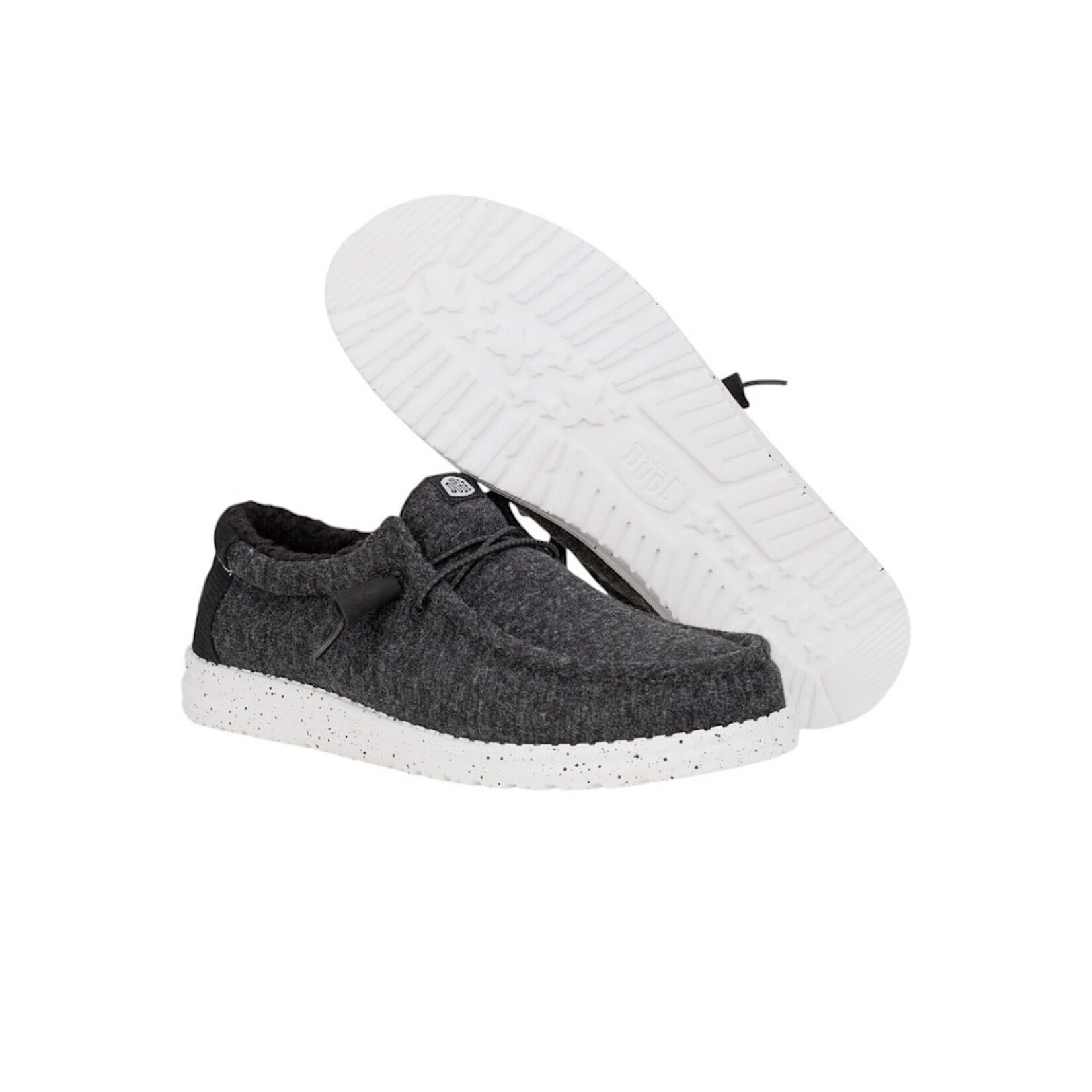 Hey Dude Hey Dude Wally Warmth Knit Black/White Mens