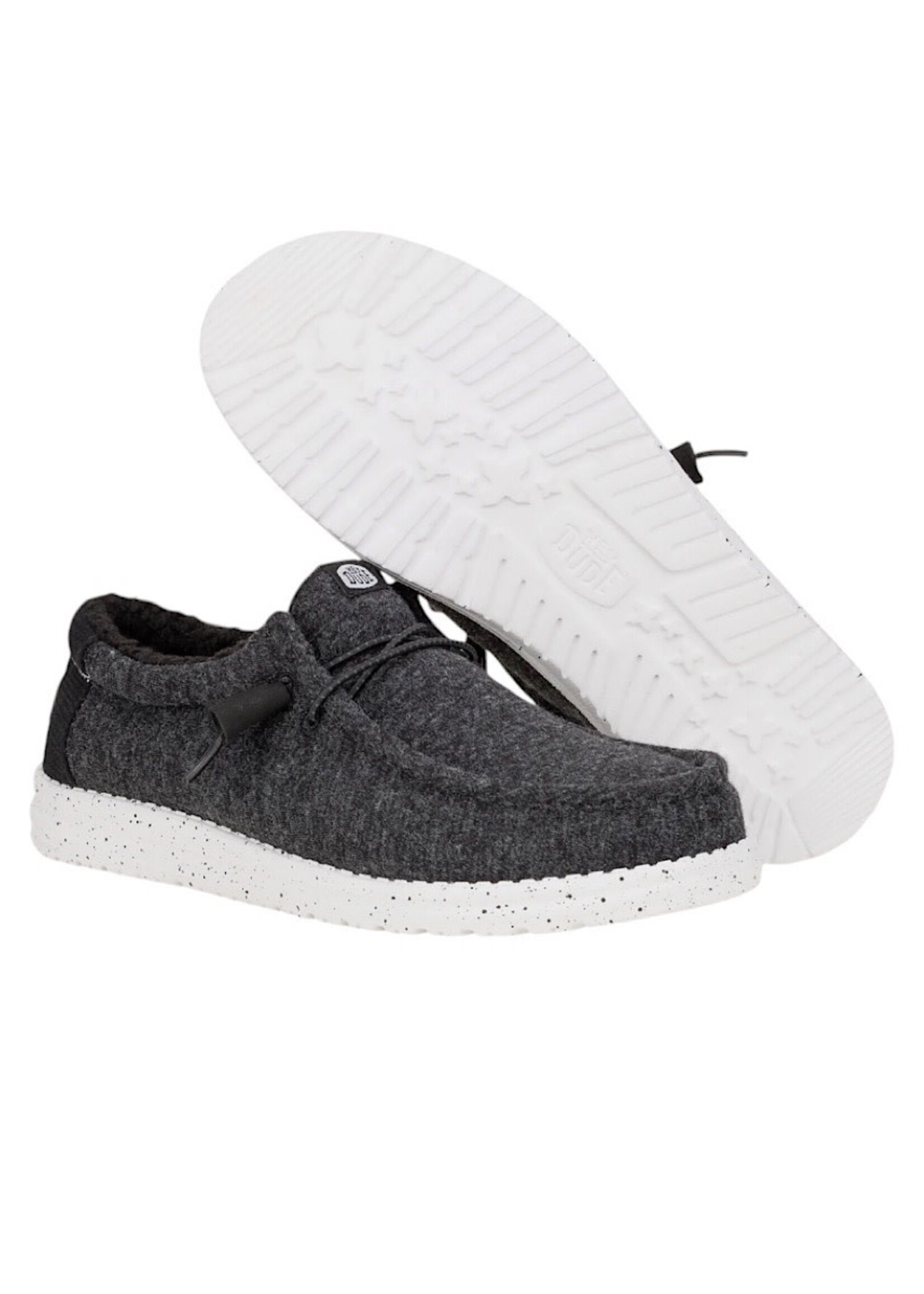 Hey Dude Hey Dude Wally Warmth Knit Black/White Mens