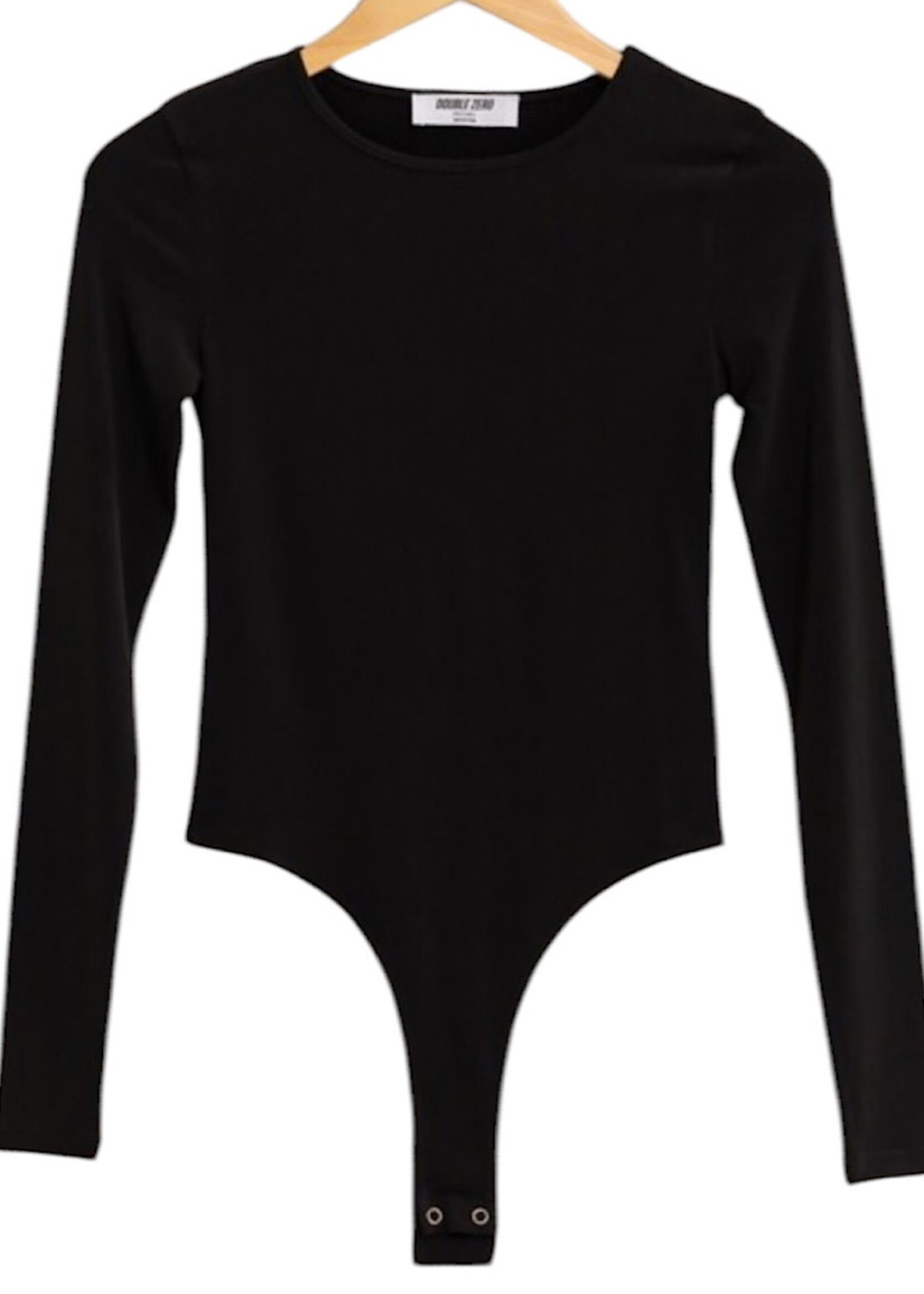 Black Essence Long Sleeve Bodysuit