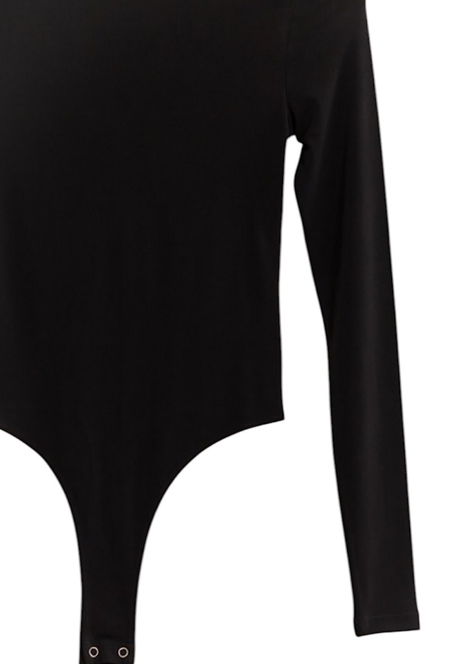 Black Essence Long Sleeve Bodysuit