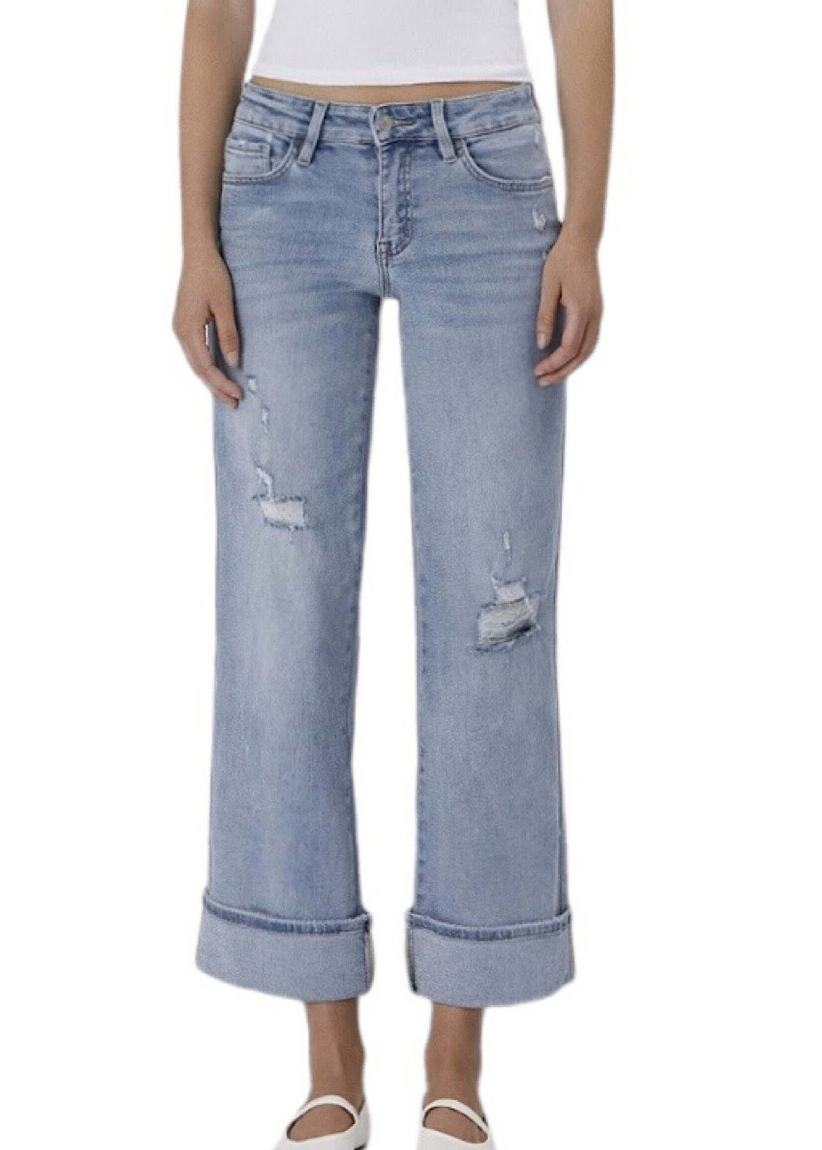 Lovervet LV1525 M/R Ankle Cuffed Wide Leg