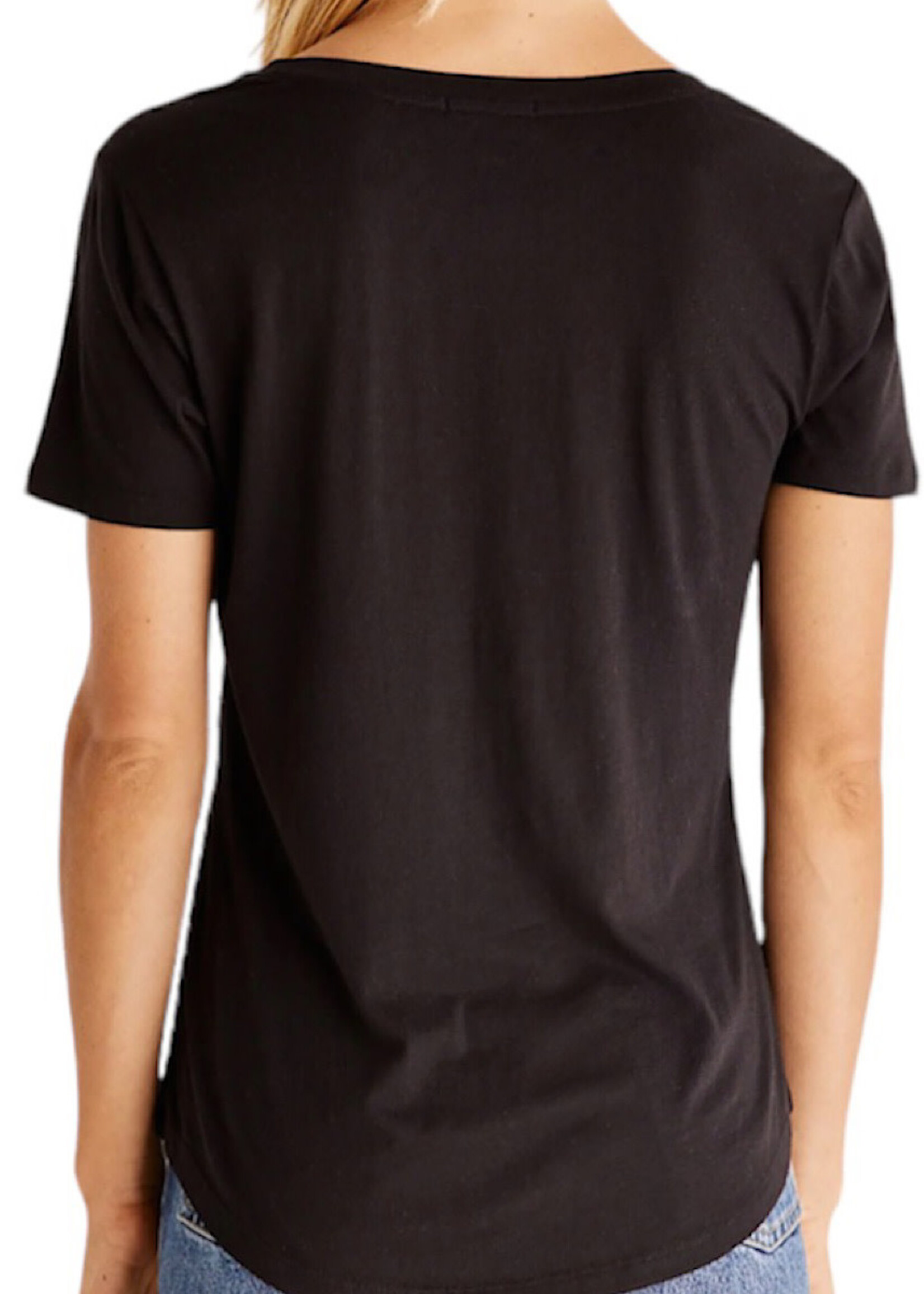 Z Supply Z Supply Kasey Modal V-Neck Tee Black