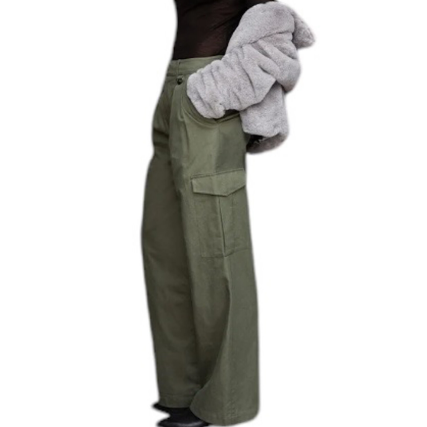 Sanctuary Frankie Cargo H/R Olive Pant 27