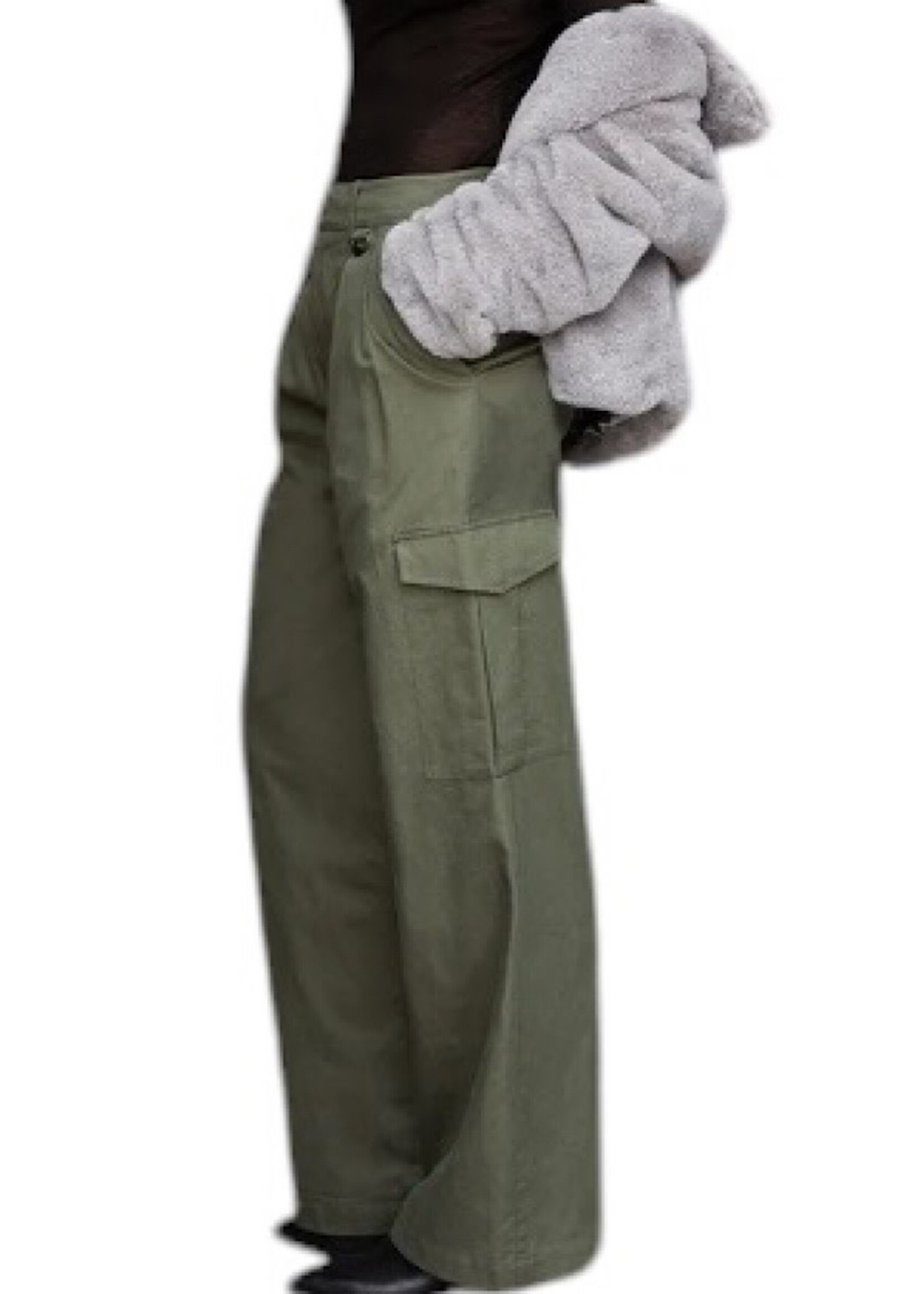 Sanctuary Frankie Cargo H/R Olive Pant