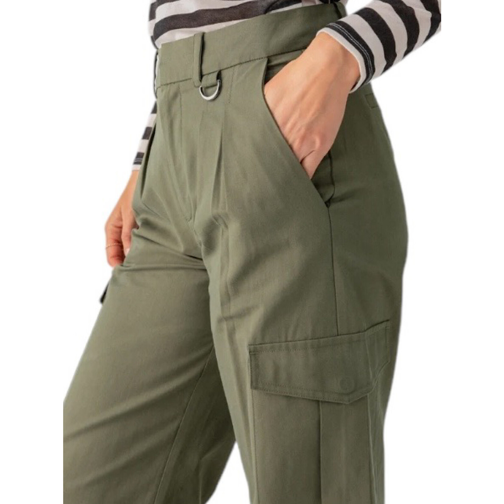 Sanctuary Frankie Cargo H/R Olive Pant 27