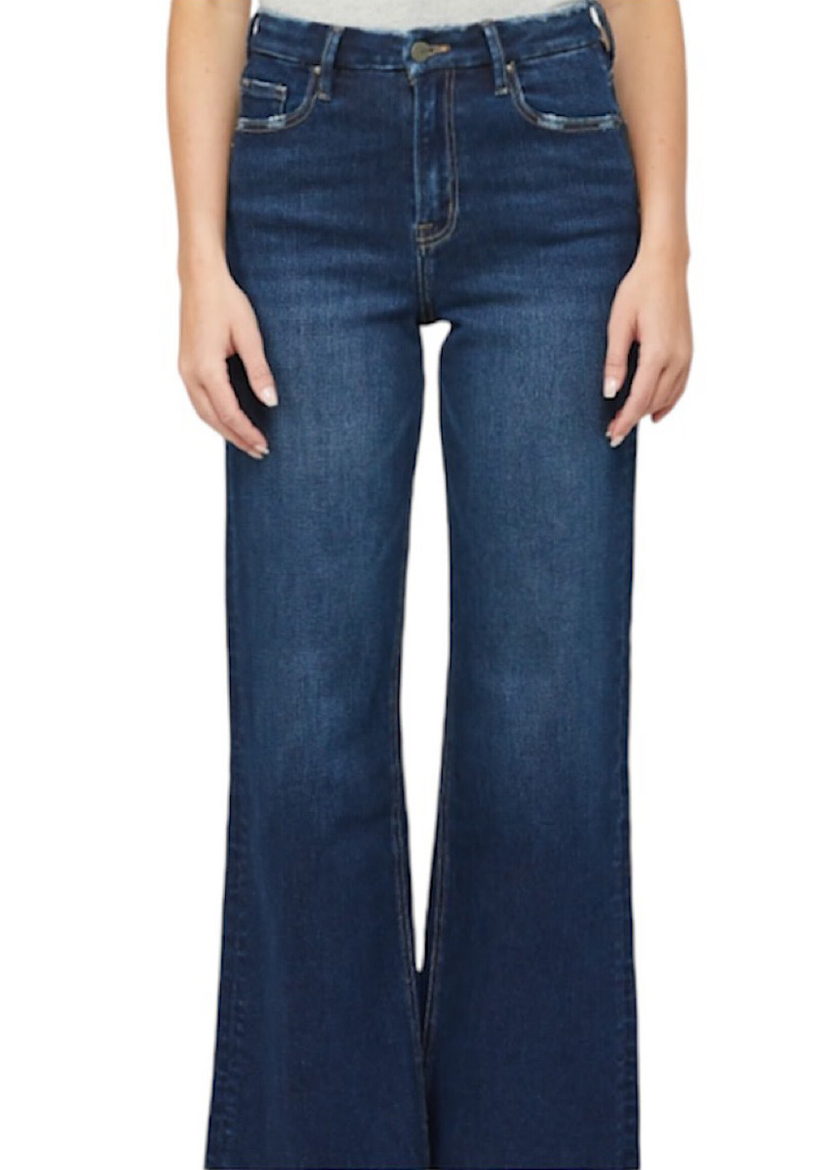 Mica Denim MICA MDE-W182DK Festival Stretch Super High Rise Wide Leg