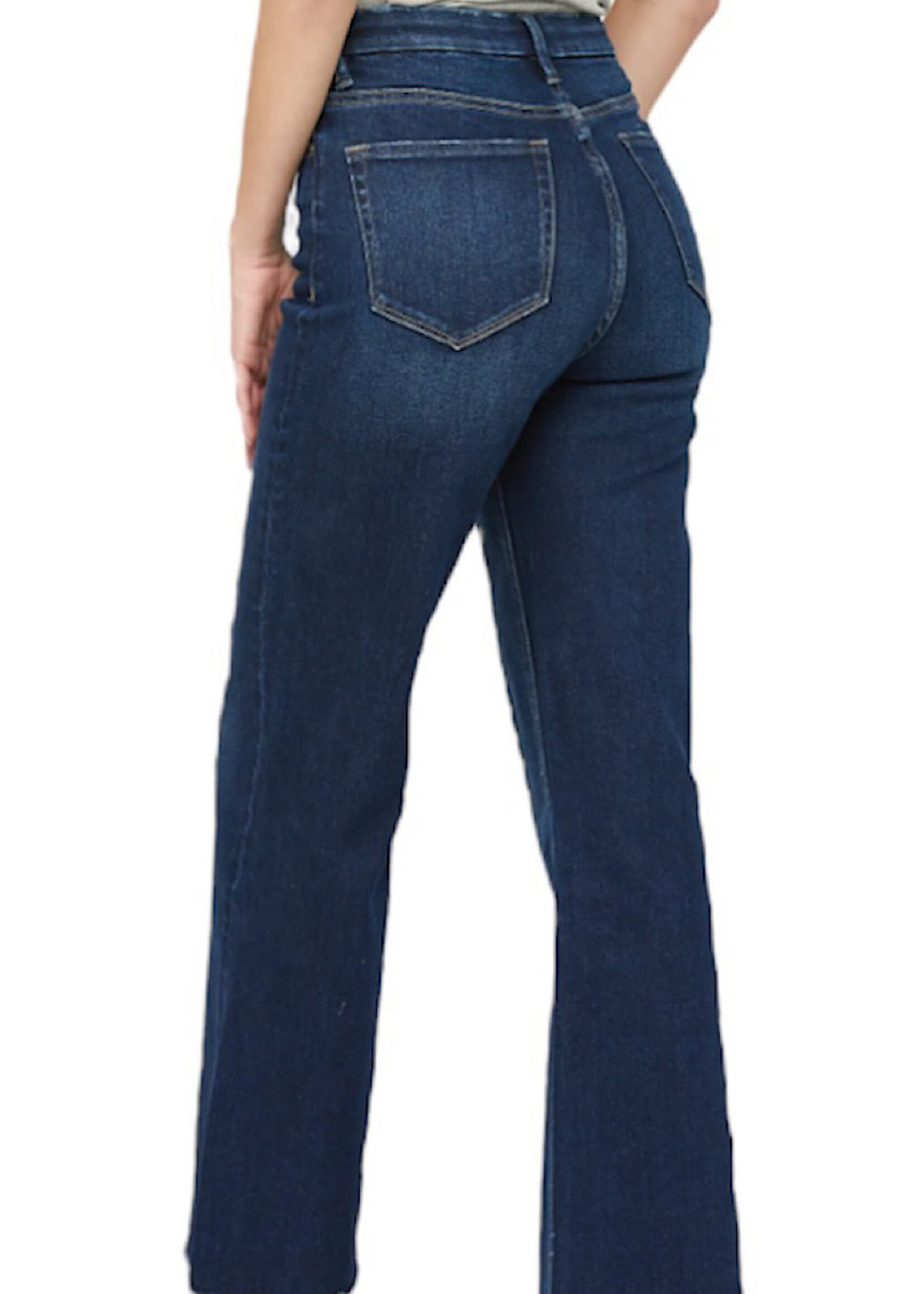 Mica Denim MICA MDE-W182DK Festival Stretch Super High Rise Wide Leg
