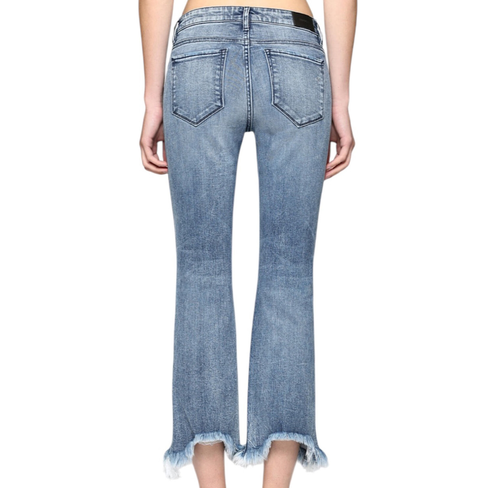 Hidden Hidden Happy Mid Rise Cropped Flare HD3775C-M