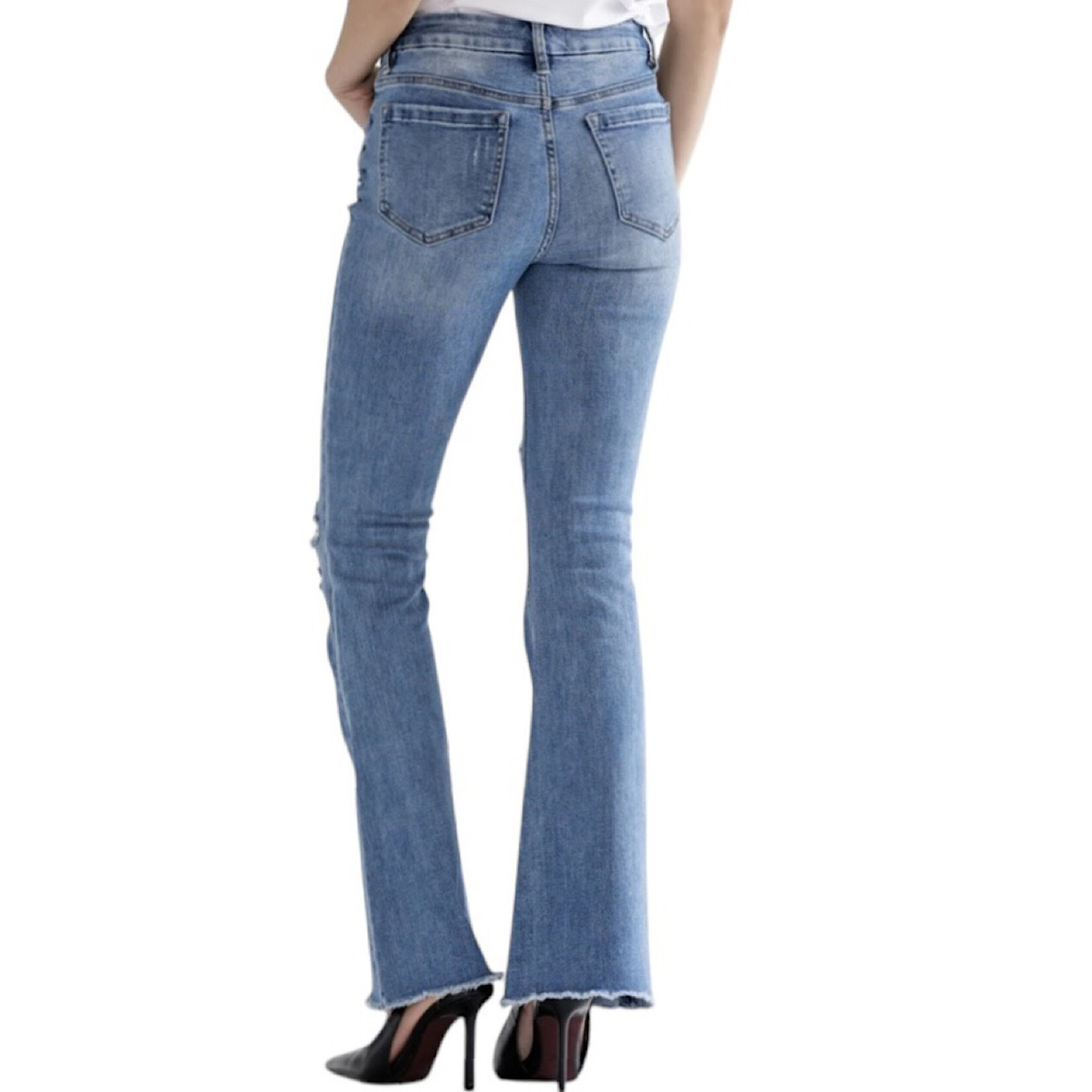 Mica Denim MICA MDP-F121 M/R Flare W/ Button Up