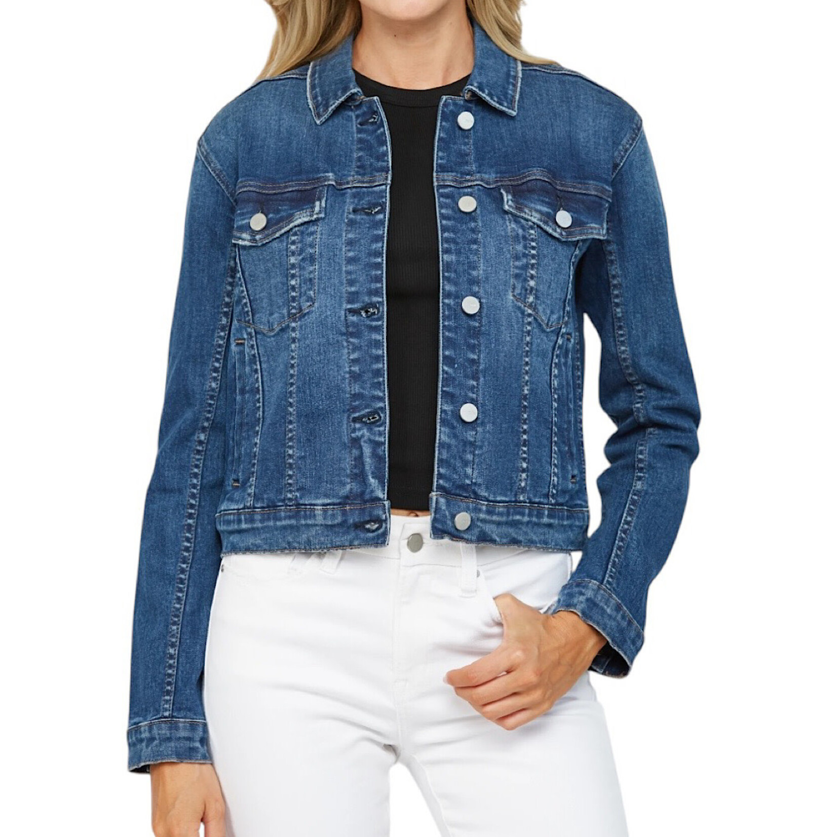 Mica Denim MICA MDP-J3010DK Dark Wash Denim Jacket