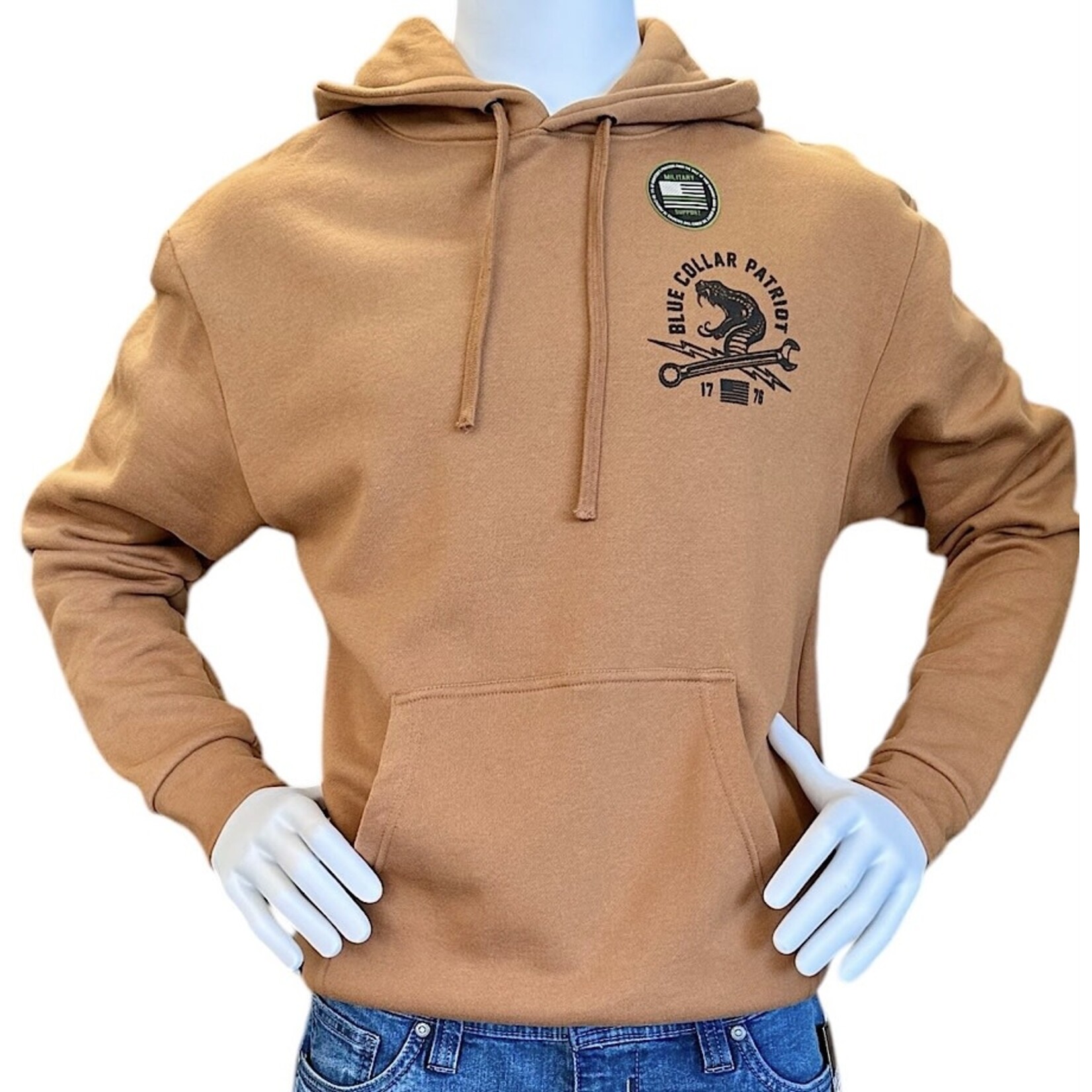 Nothing Given Po Hood-Light Brown