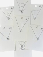 Pave Initial Necklace