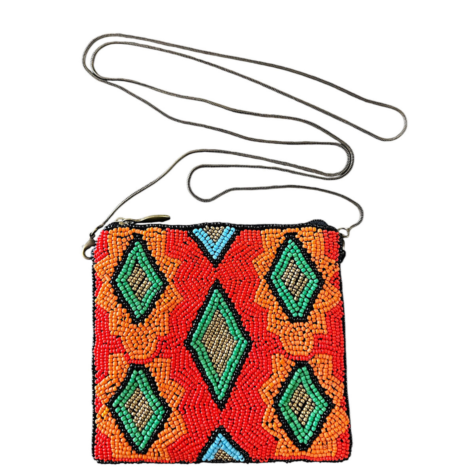 David Jeffery Beaded Coin Bag
