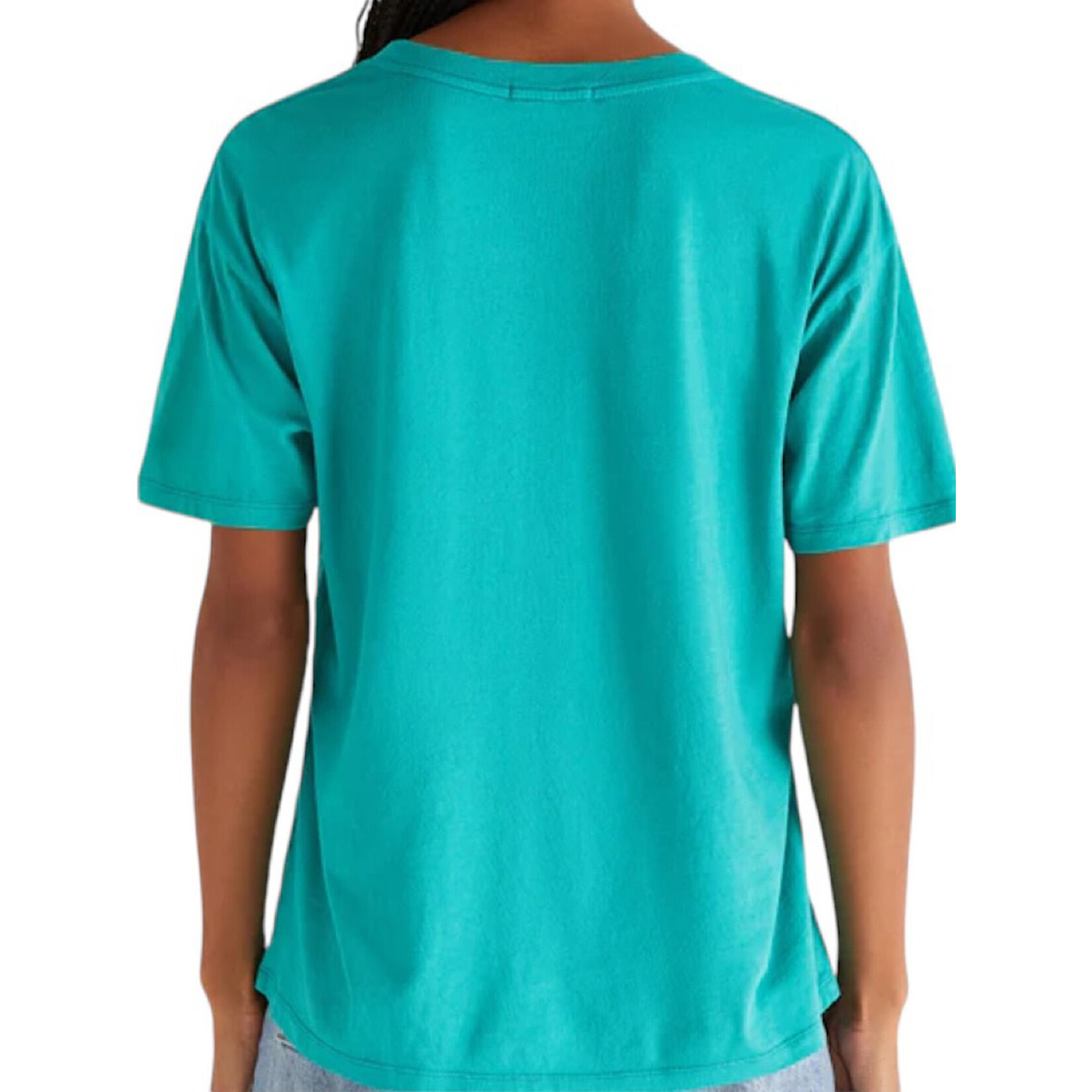 Z Supply Z Supply Boyfriend Cold Beer Tee Tropical Teal