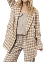 Camel Plaid Blazer