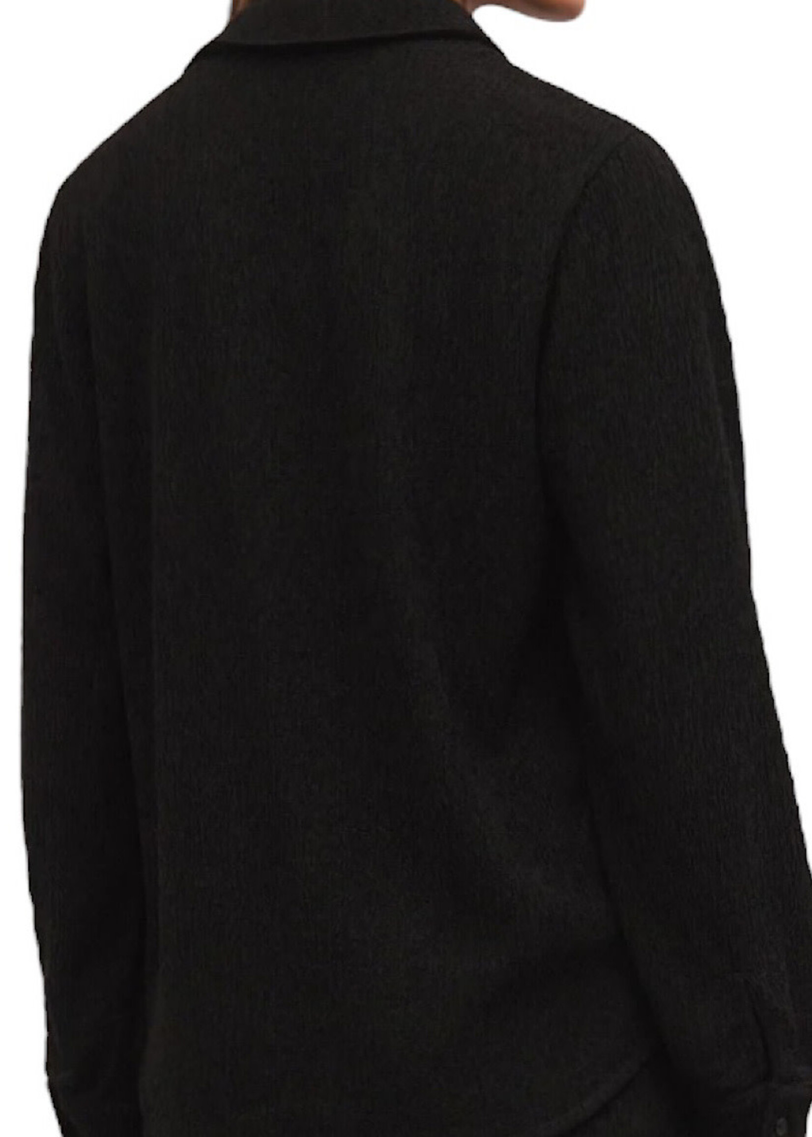 Z Supply Z Supply Lyrical Crinkle Knit Shirt Black