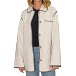 Z Supply Z Supply Olivia Whipstitch Jacket Oatmeal Heather