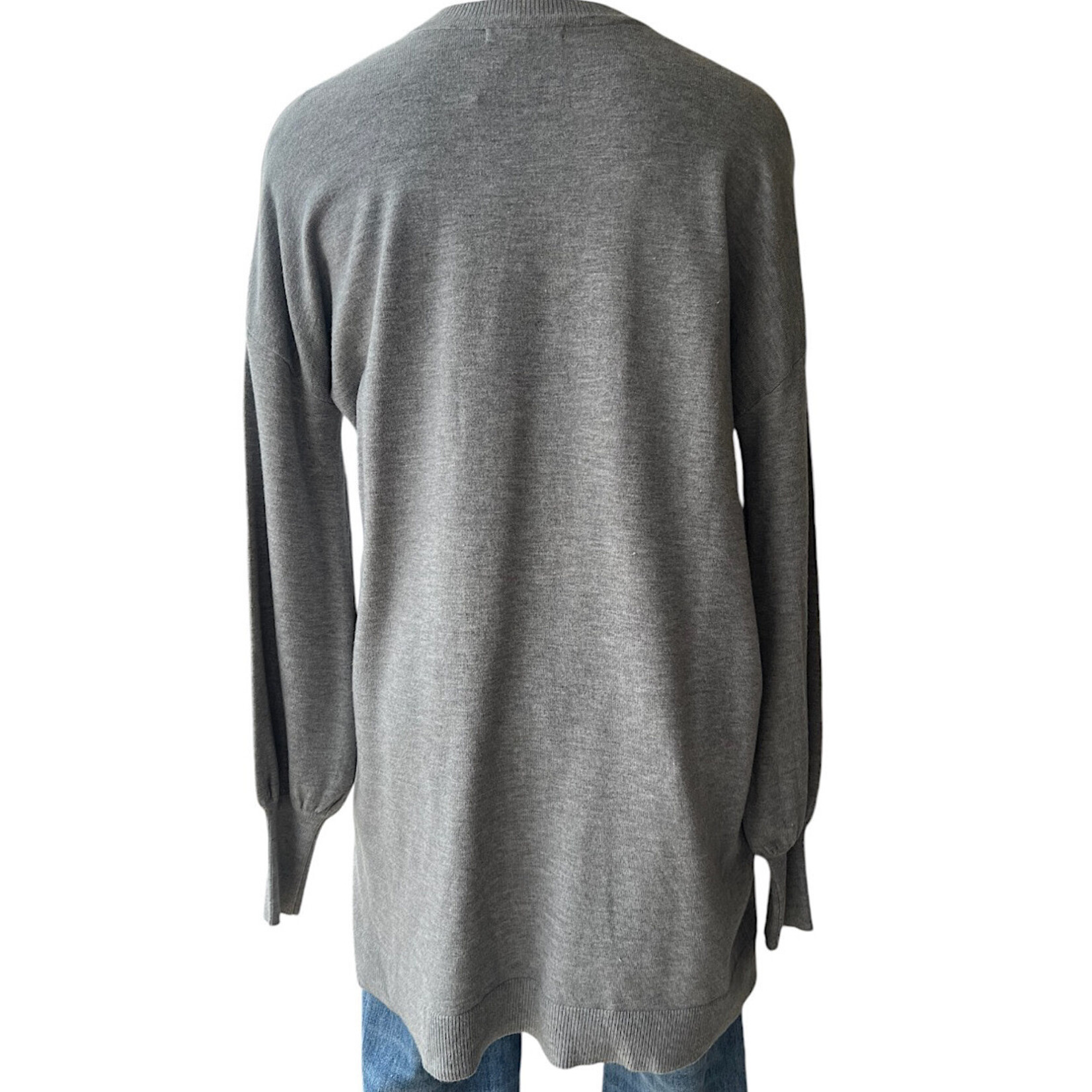 Balloon Sleeve Tunic Sweater