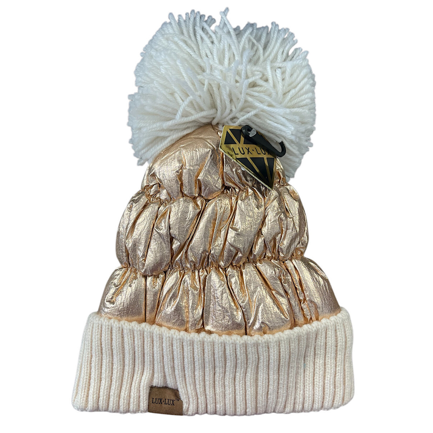 DL Puffer Beanie Hat