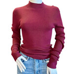 Sanctuary Burgundy Long Sleeve Top