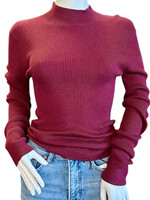 Sanctuary Burgundy Long Sleeve Top