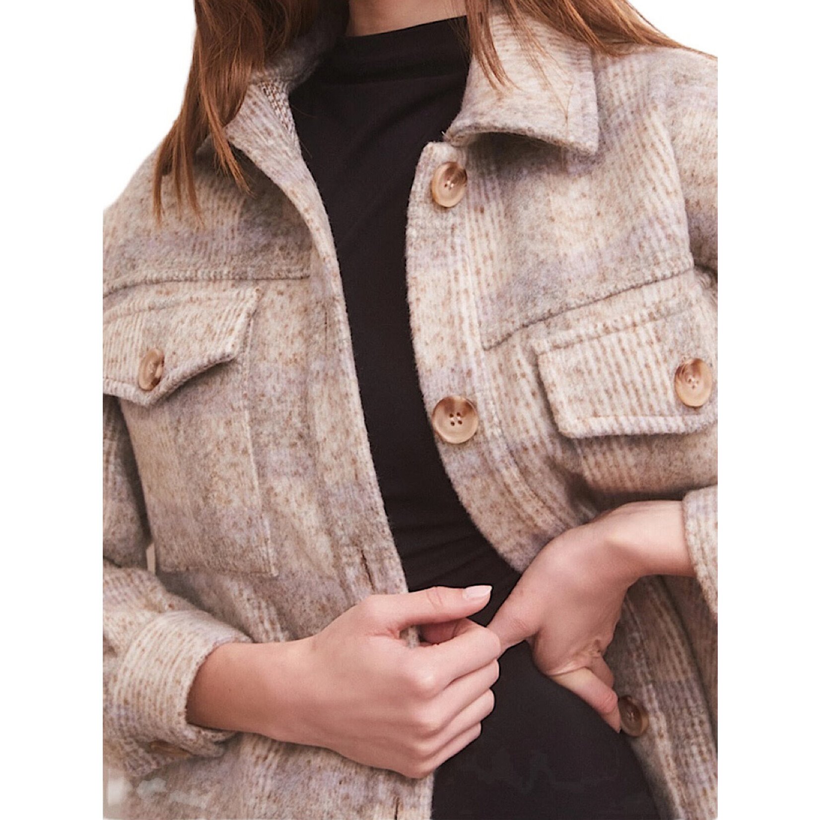 Z Supply Z Supply Sonoma Plaid Jacket Orchid Rain