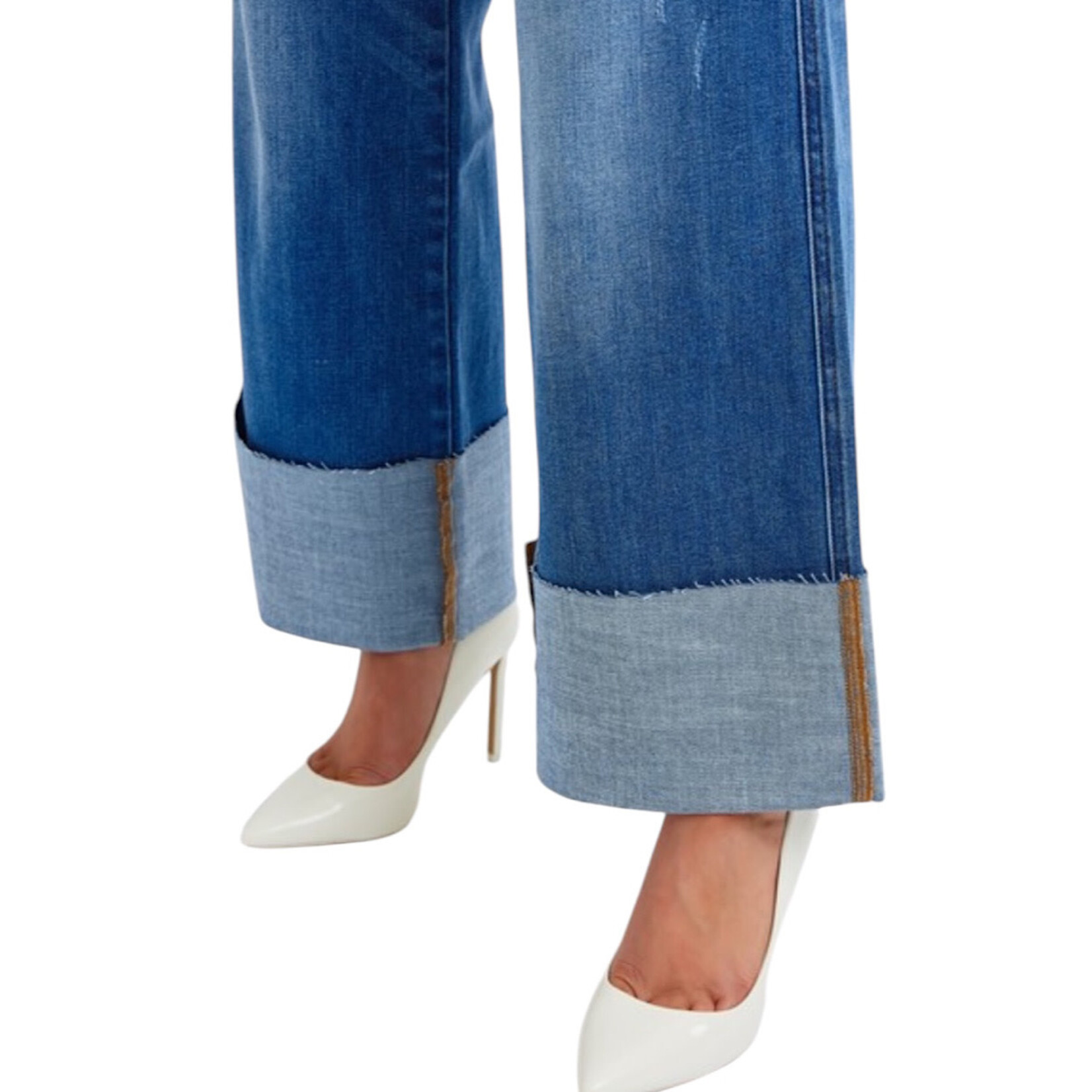 Judy Blue JB82636 HW Retro Wide Leg with Cuff