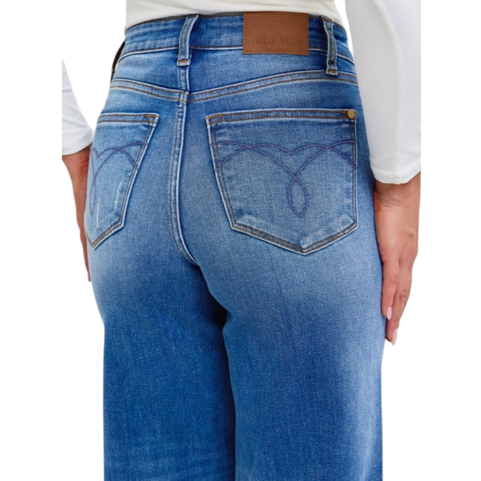 Judy Blue JB82636 HW Retro Wide Leg with Cuff